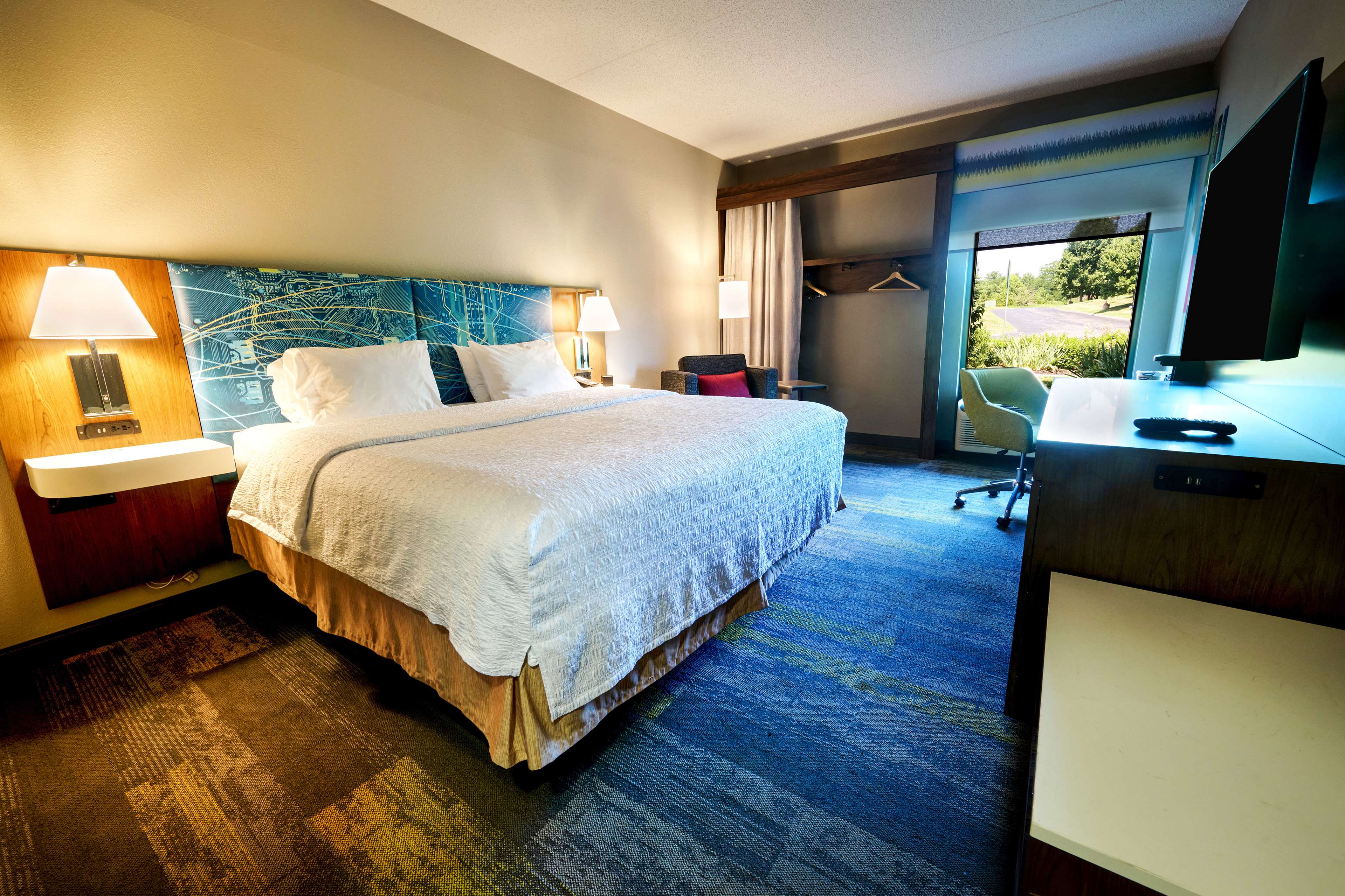 Hampton Inn Flemington Room Type - KING BED W  SHOWER NS