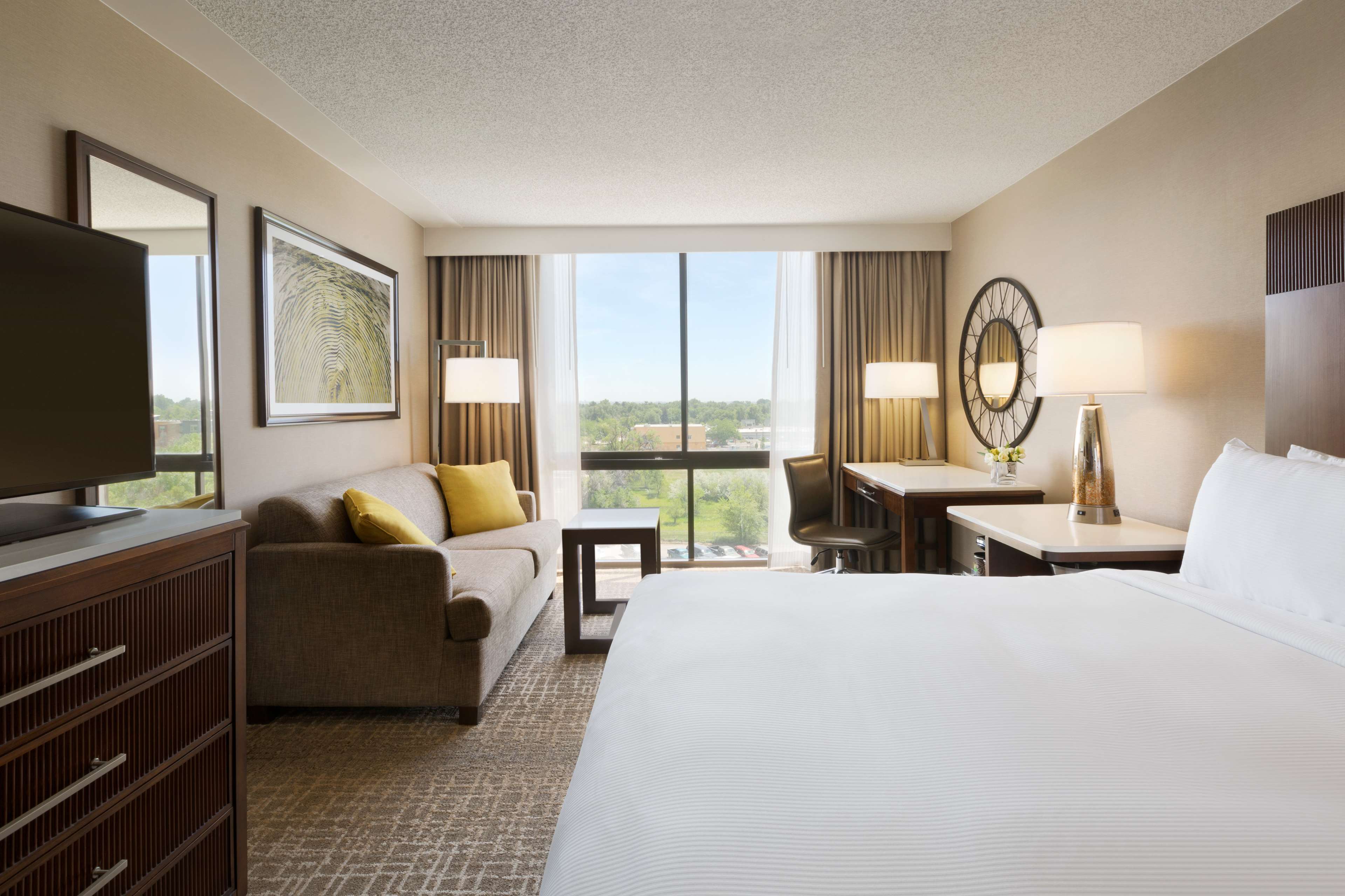 Hilton Fort Collins Room Type - 1KNG EXEC FL SOFABED
