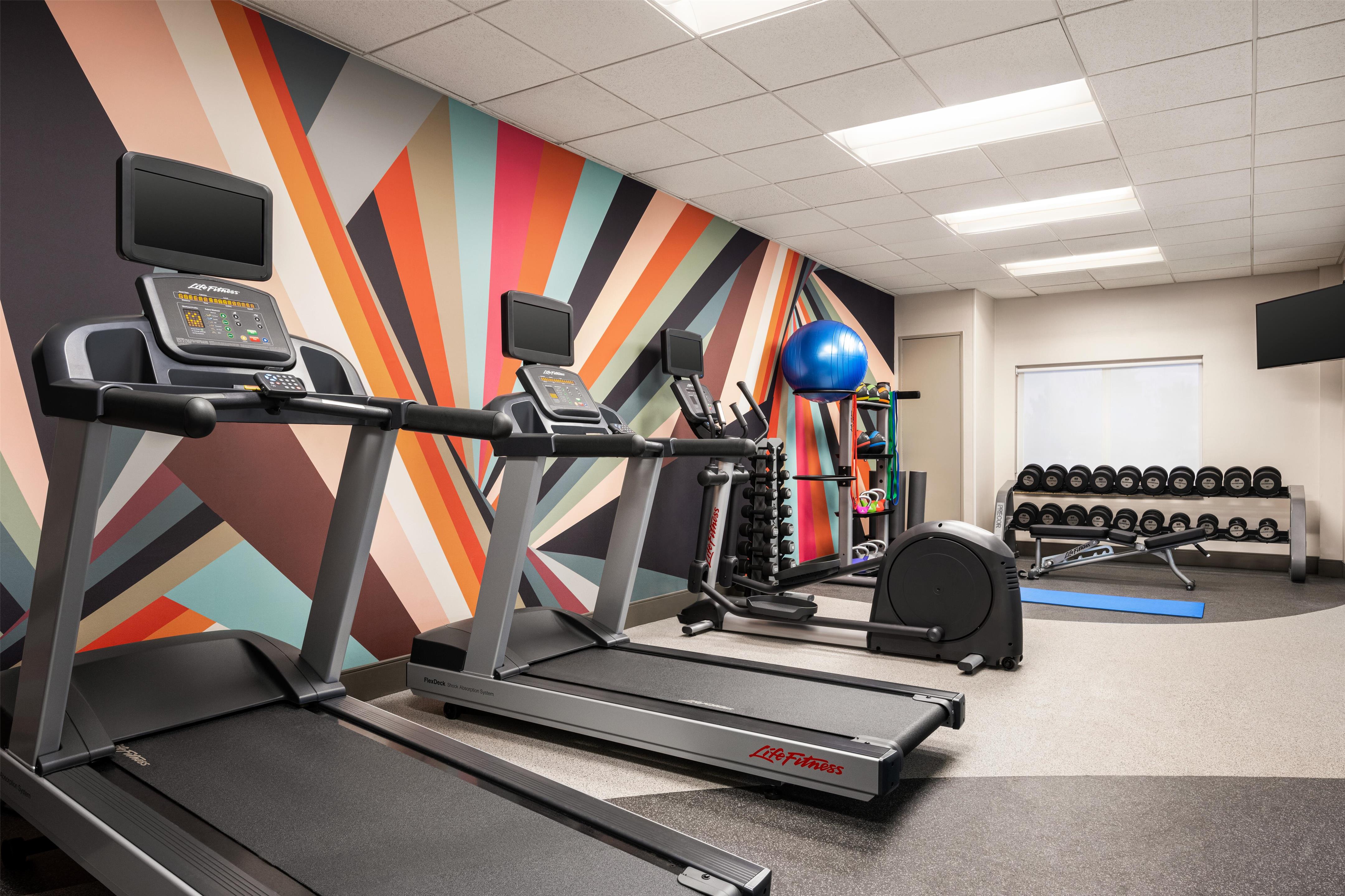 Health club fitness center gym | Hilton Garden Inn Fort Collins