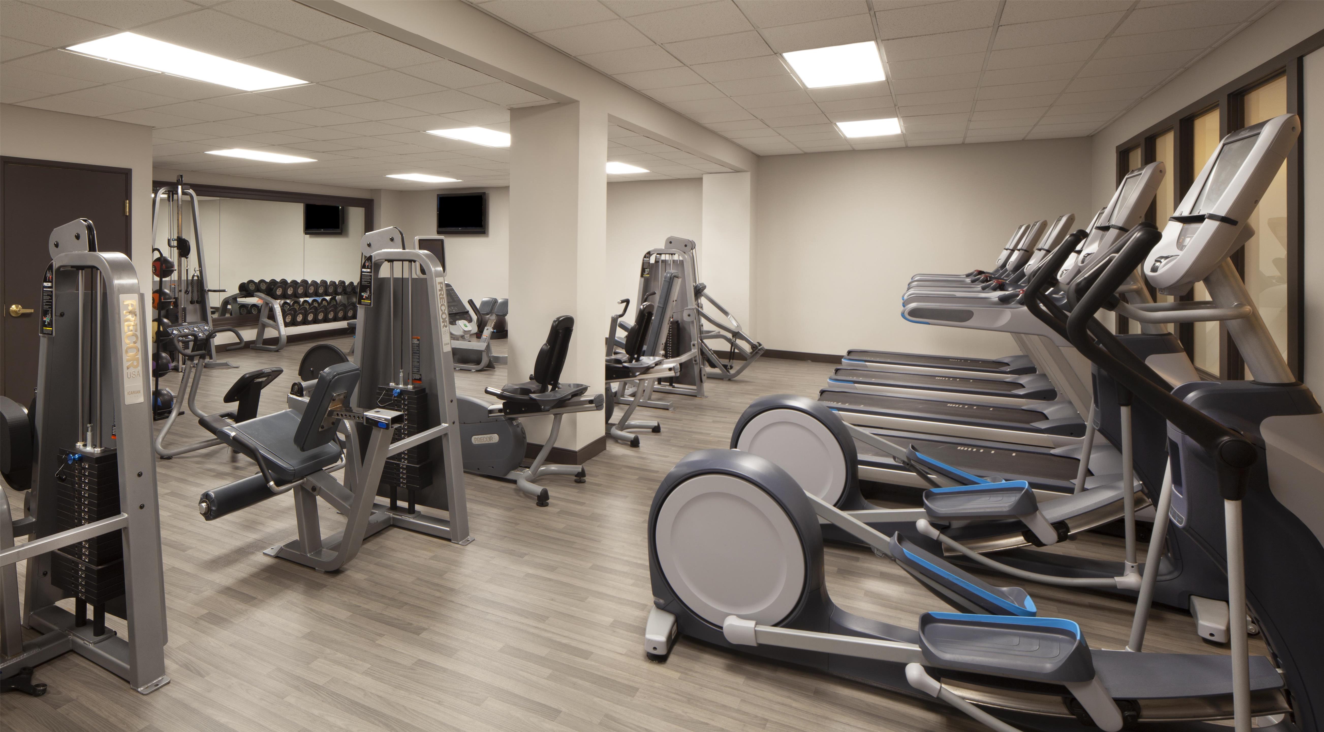 Health club fitness center gym | Hilton Fort Worth