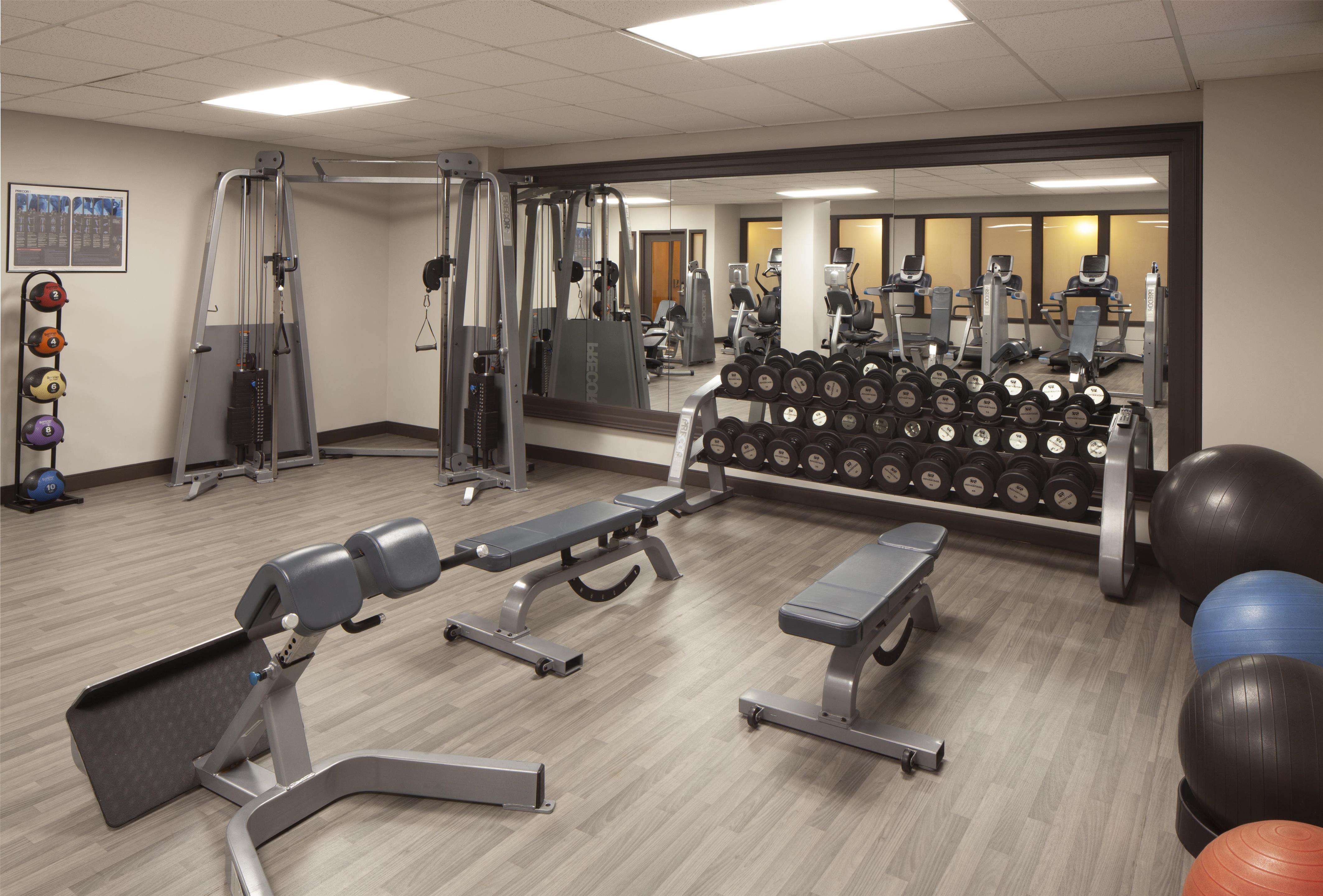 Health club fitness center gym | Hilton Fort Worth