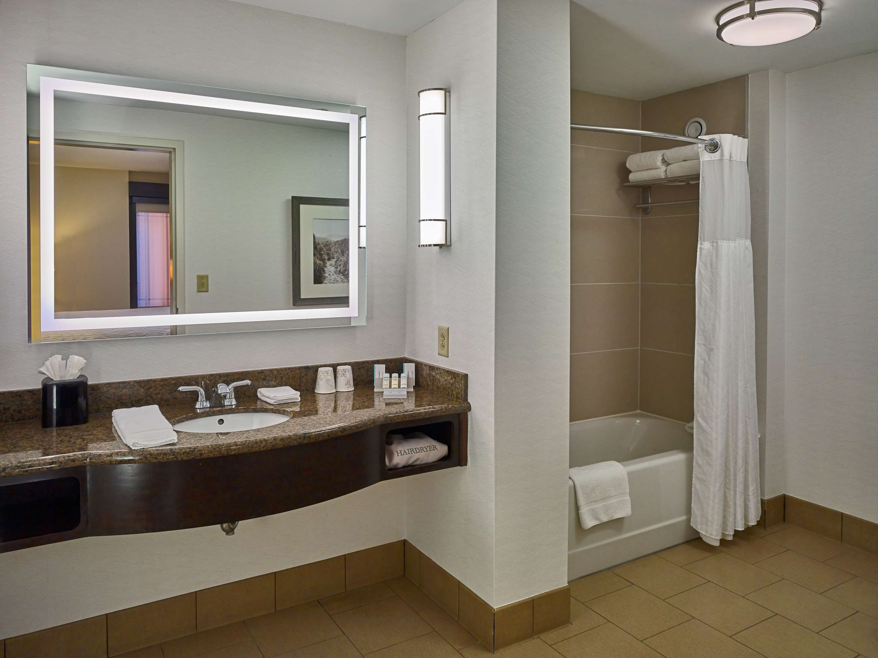 Guest room bath