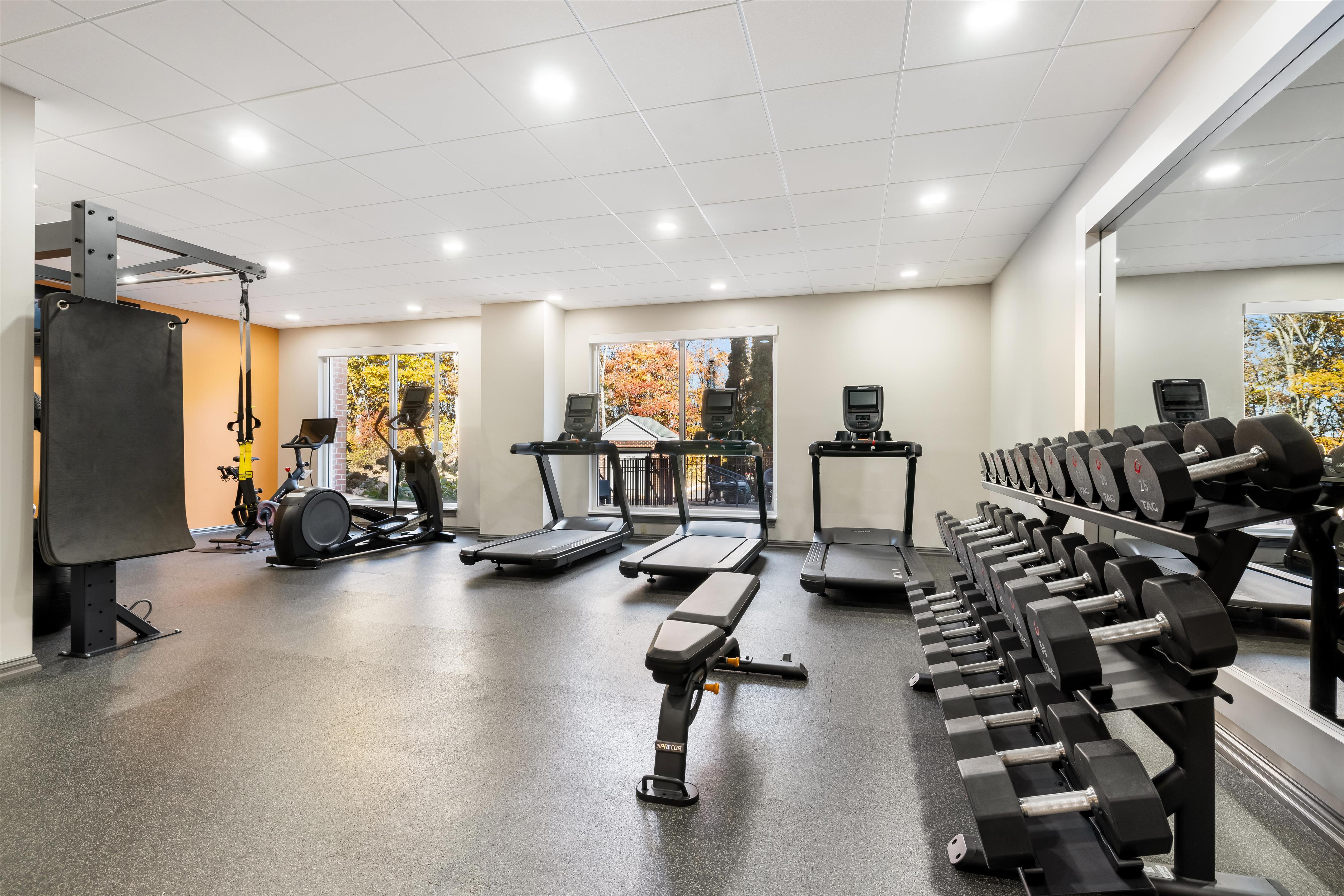 Health club fitness center gym | Hilton Garden Inn Mystic/Groton