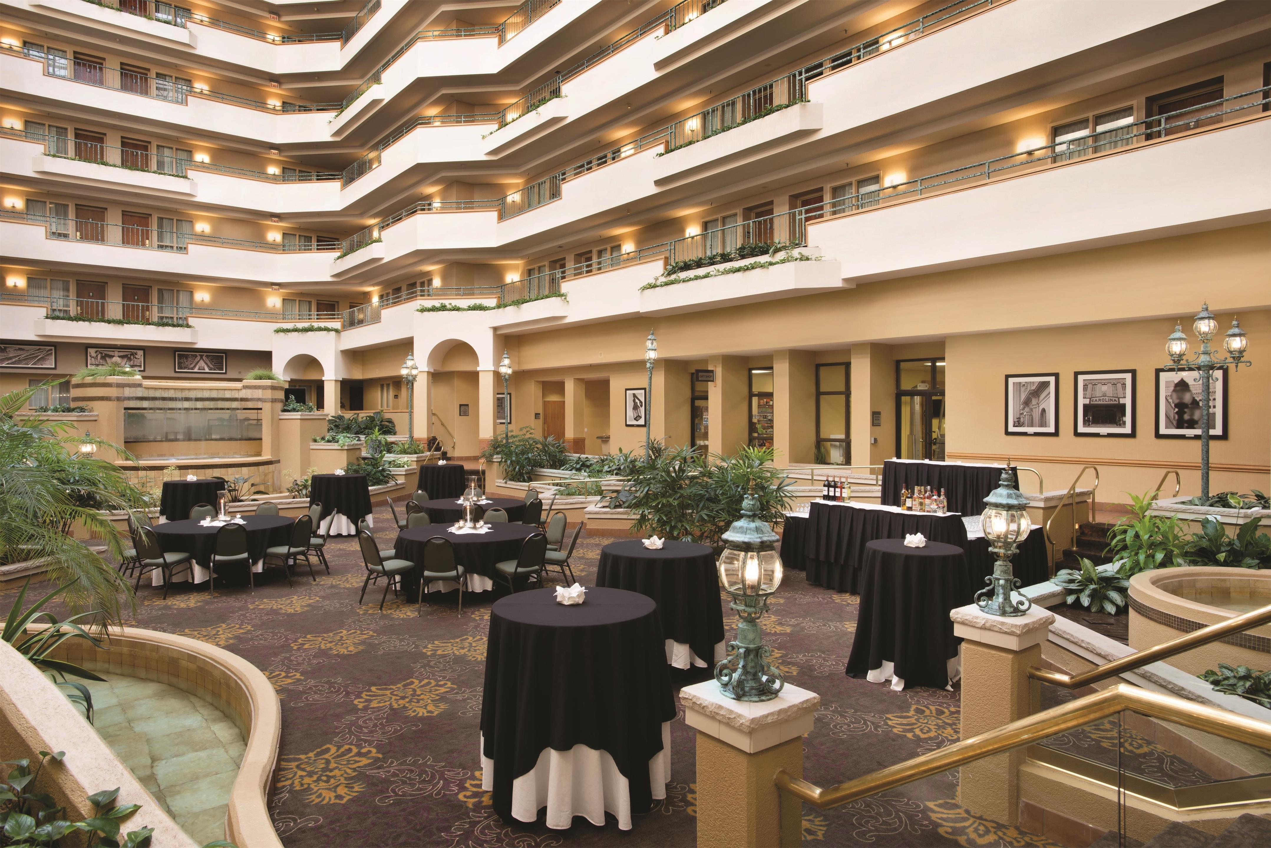 Lobby | Embassy Suites by Hilton Greensboro Airport