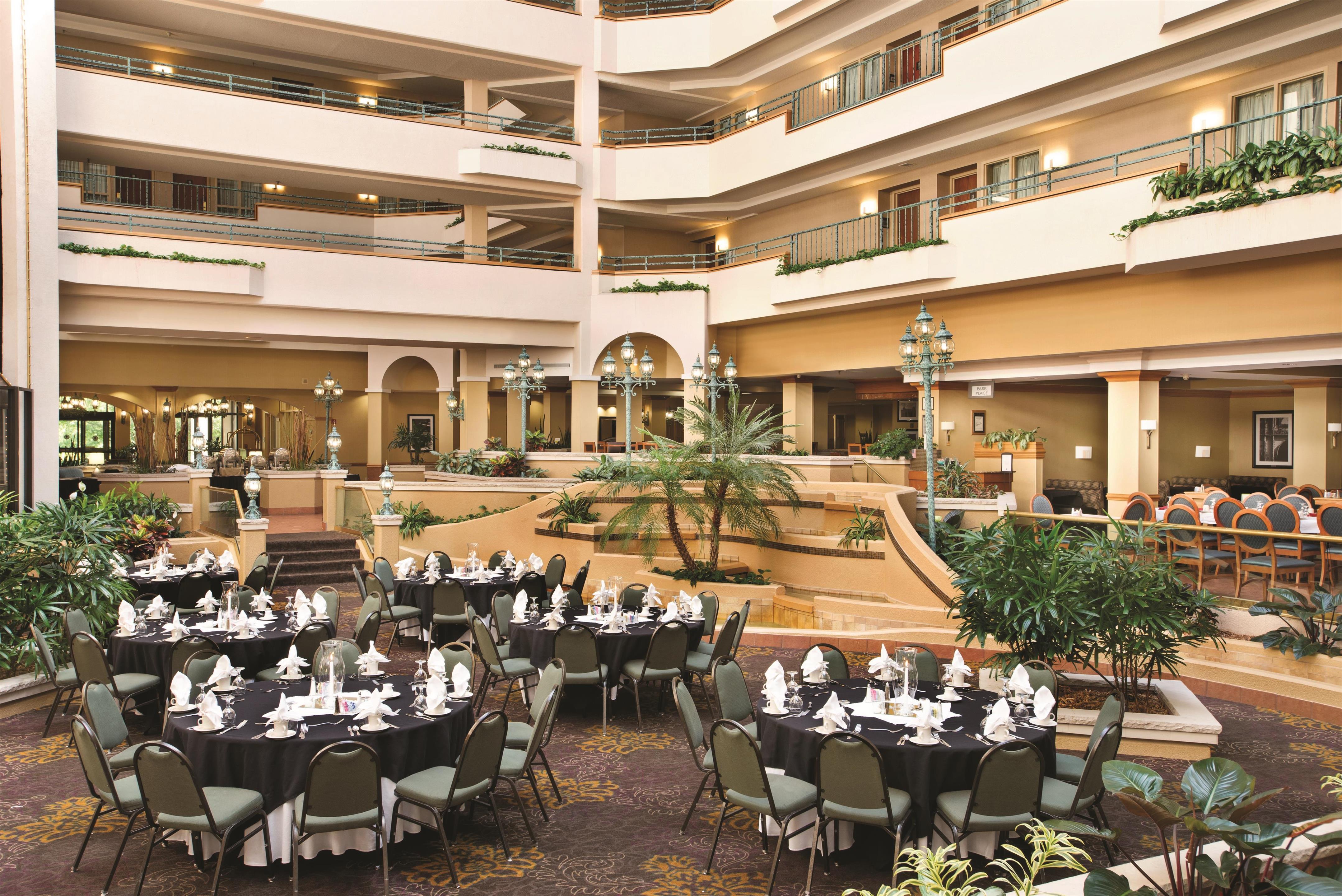 Lobby | Embassy Suites by Hilton Greensboro Airport