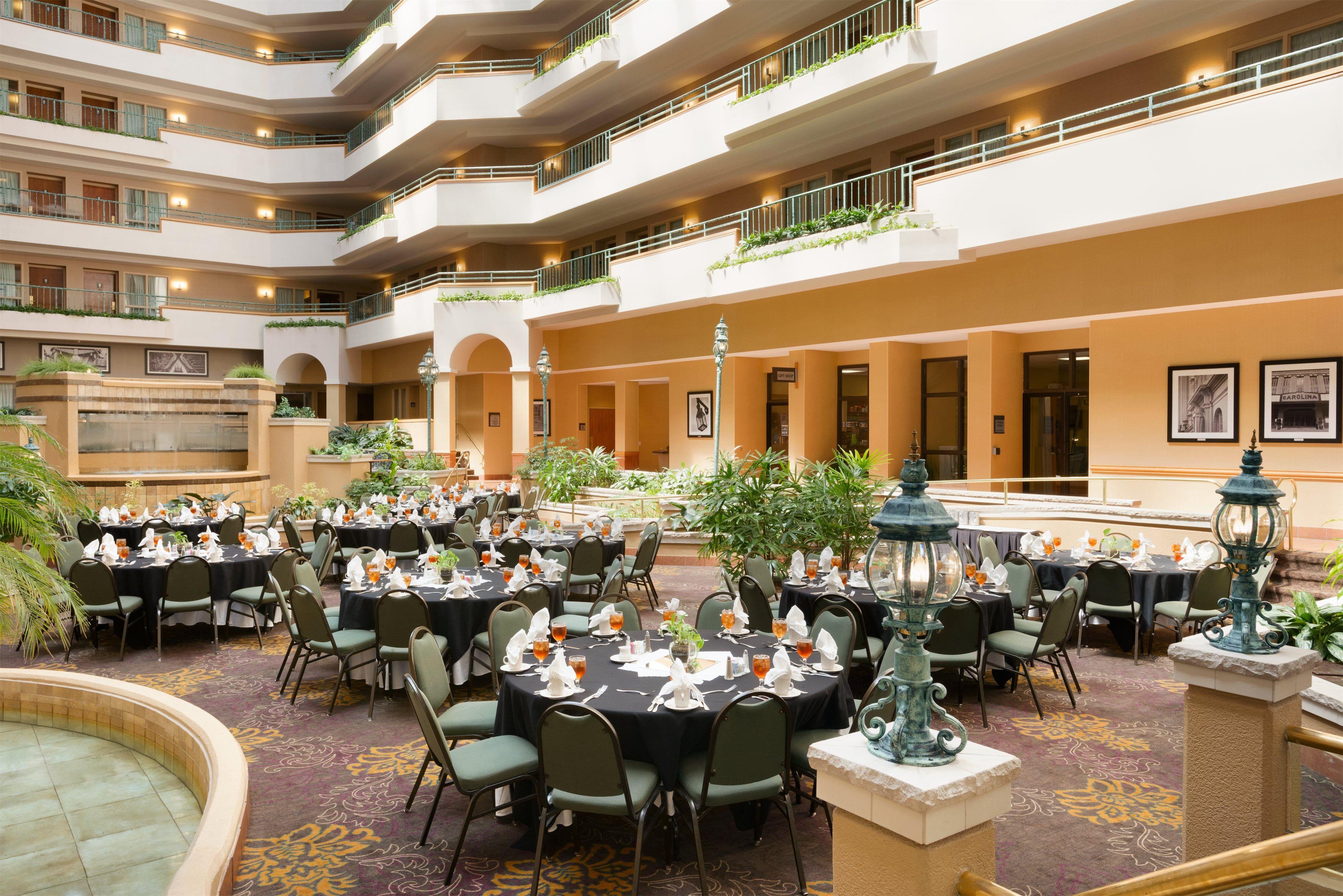 Lobby | Embassy Suites by Hilton Greensboro Airport