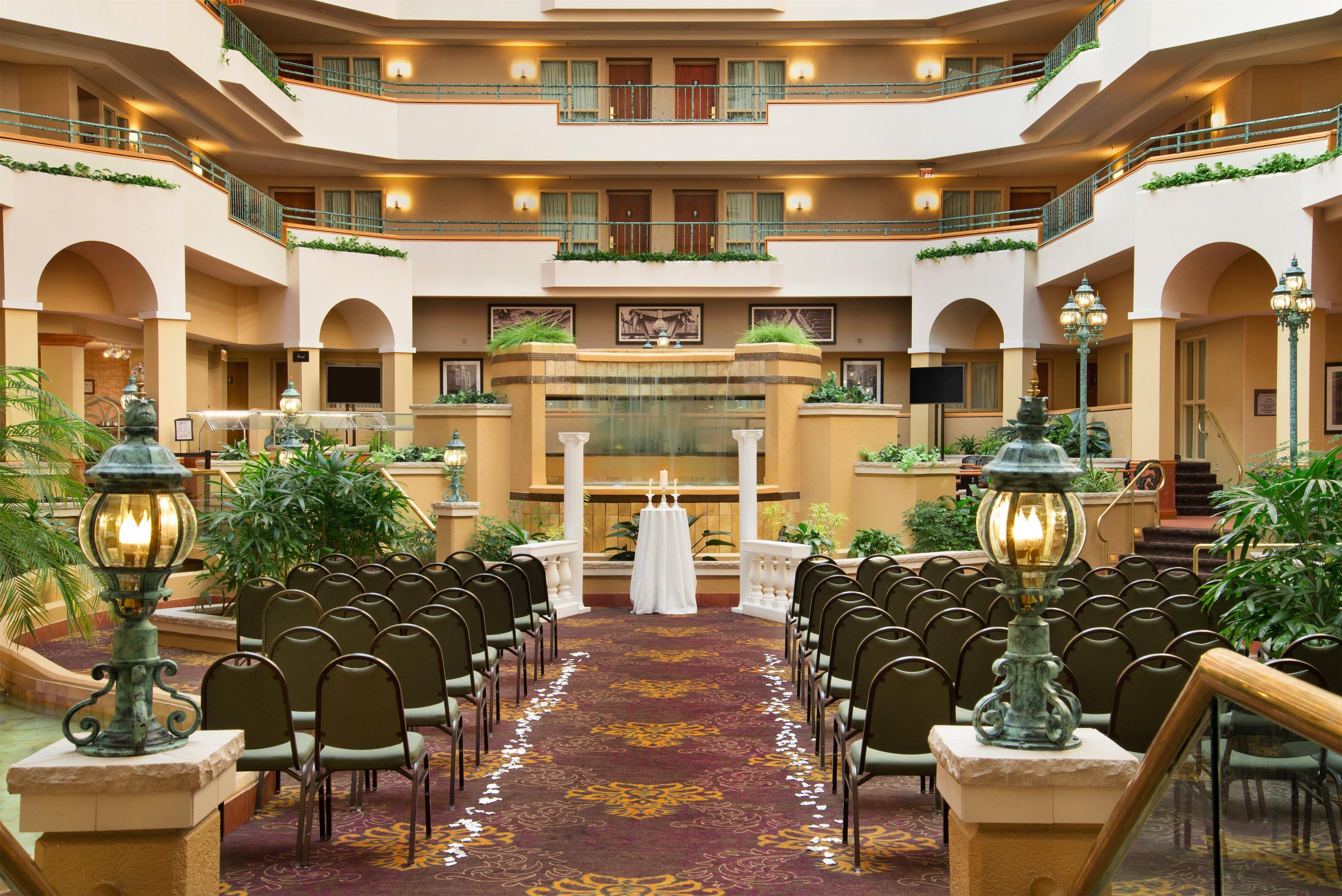 Lobby | Embassy Suites by Hilton Greensboro Airport