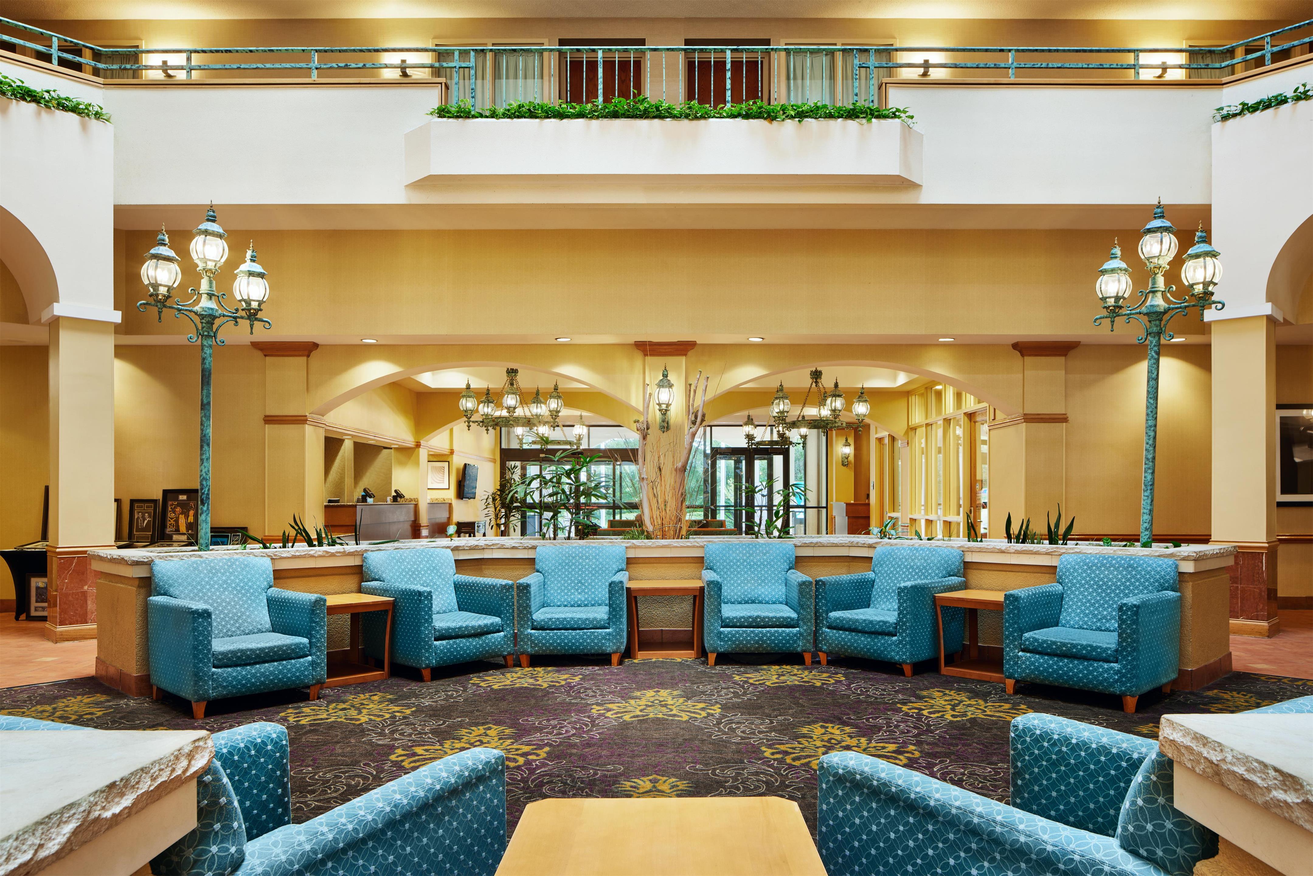 Lobby | Embassy Suites by Hilton Greensboro Airport