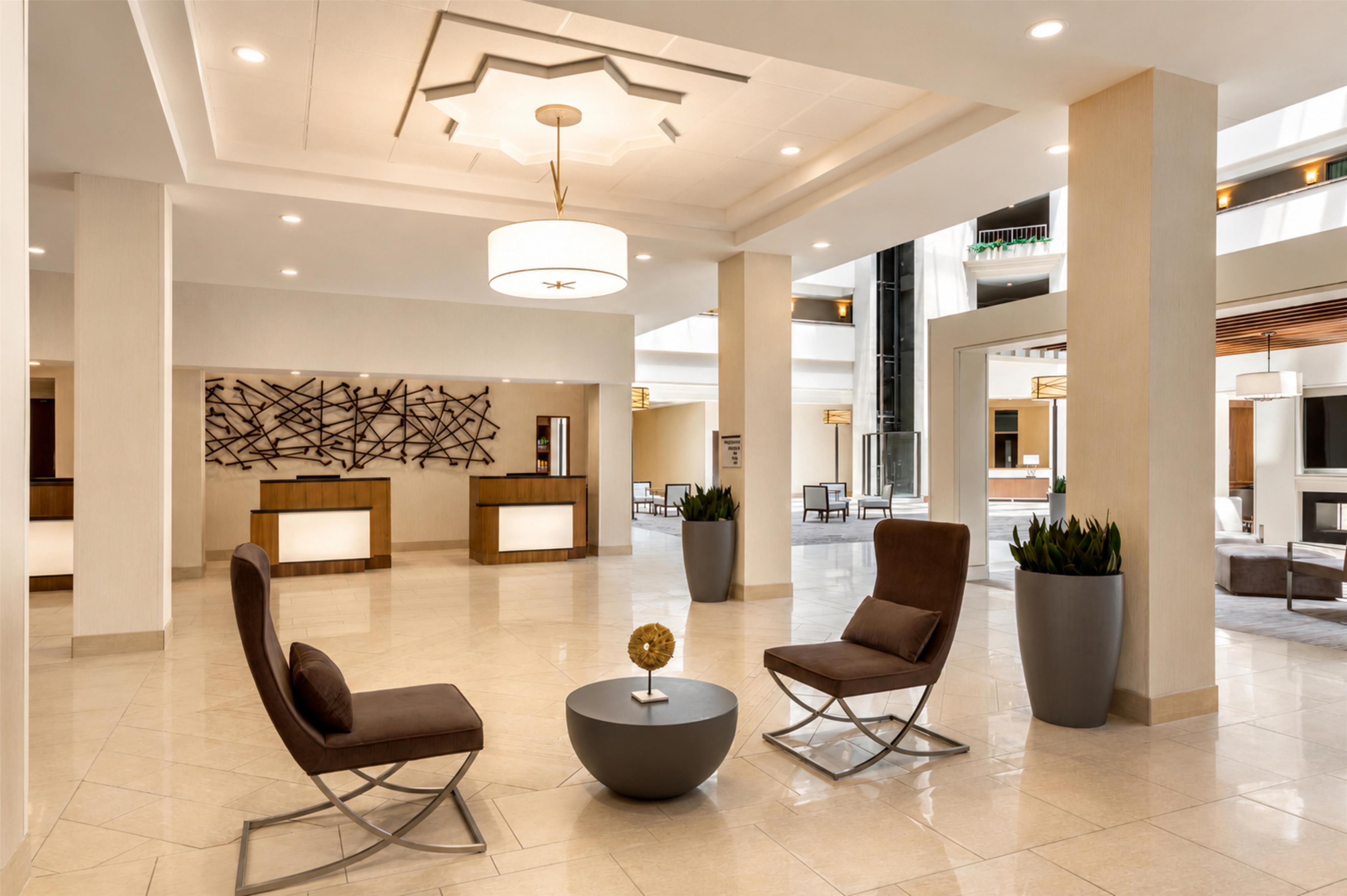 Lobby | Embassy Suites by Hilton Greenville Golf Resort & Conference Center