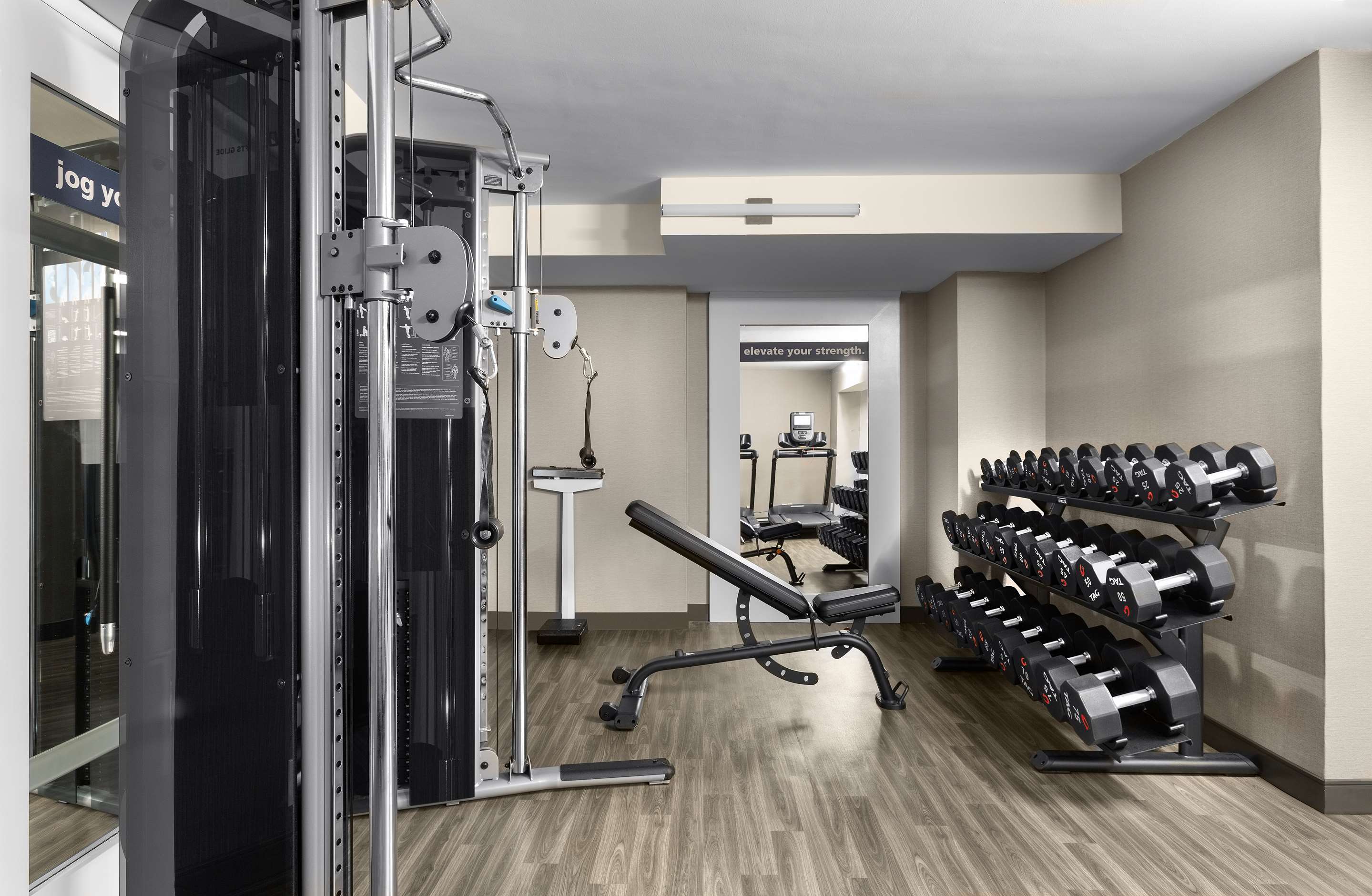 Health club fitness center gym