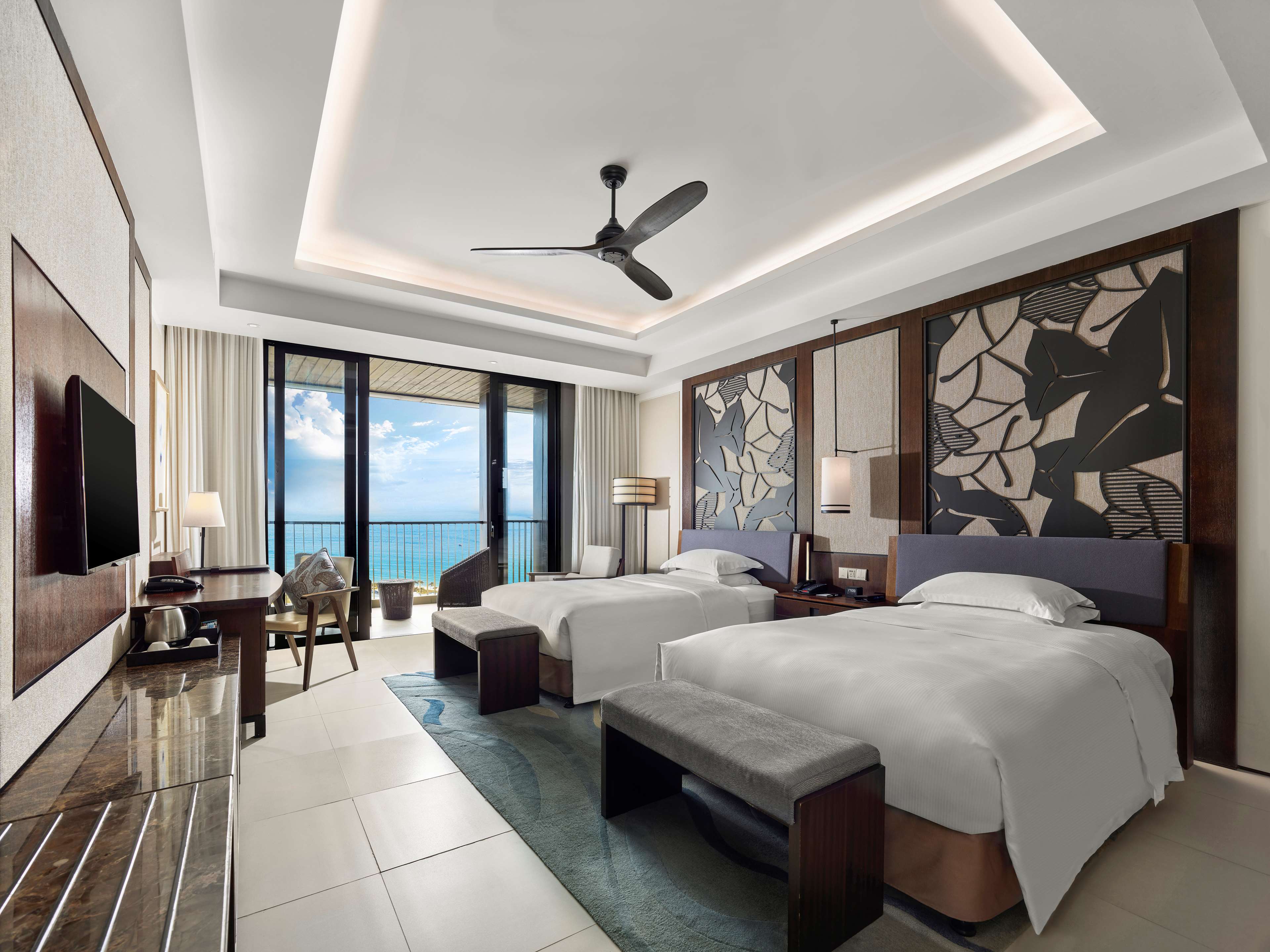 Hilton Wenchang Room Type - TWIN DELUXE OCEAN VIEW