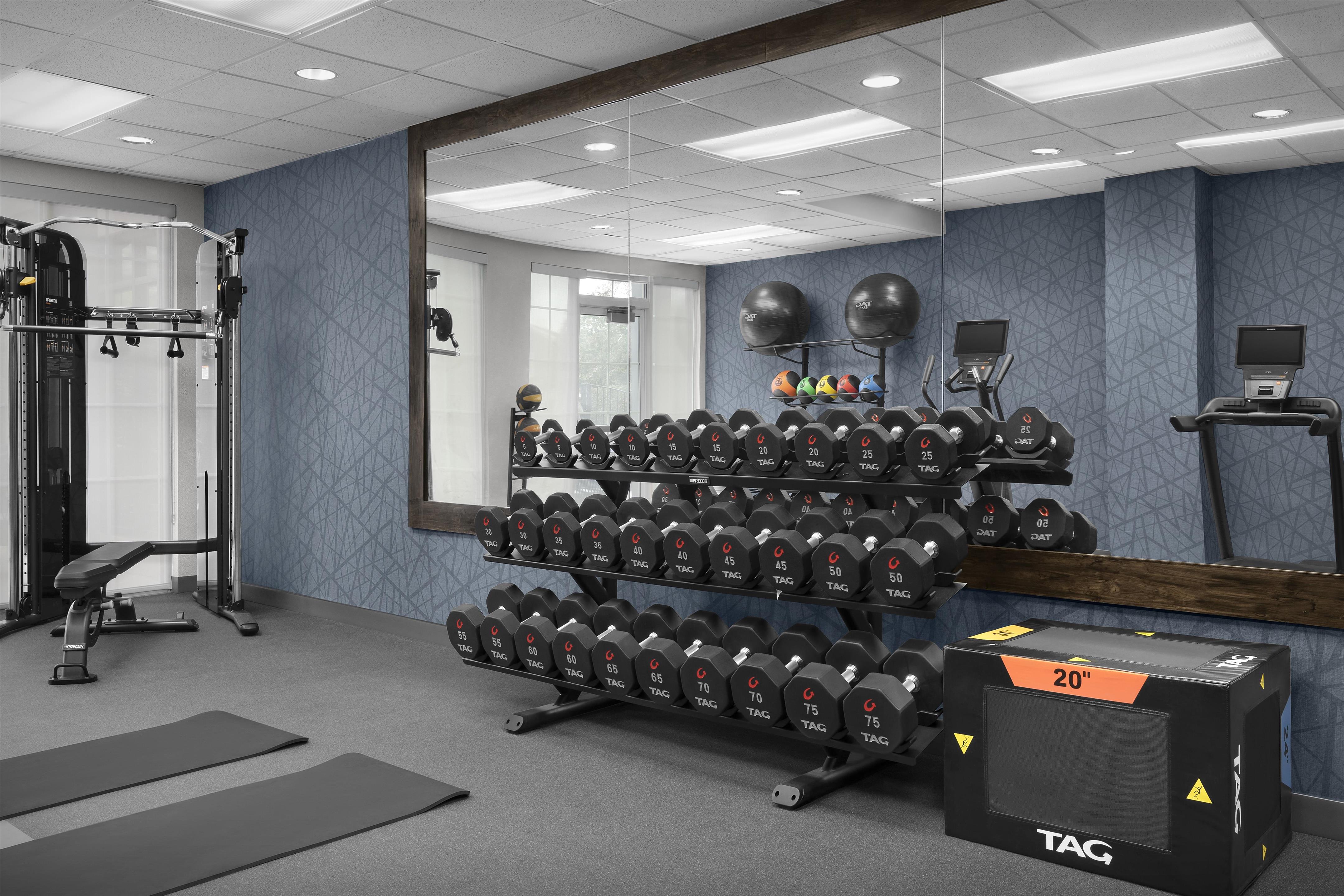 Health club fitness center gym | Homewood Suites by Hilton HuntsvilleVillage of Providence