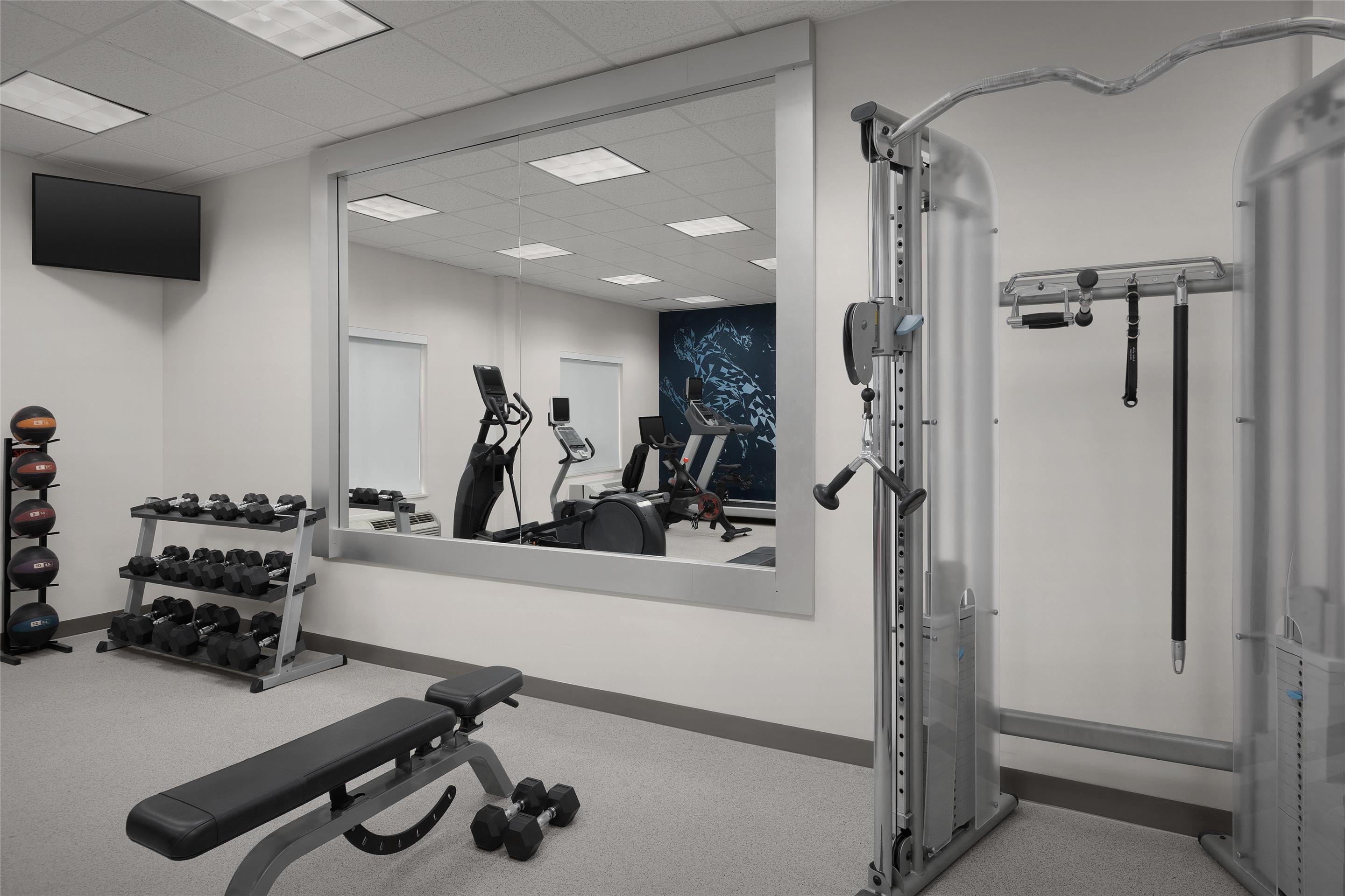 Health club fitness center gym | Hilton Garden Inn Huntsville/Space Center