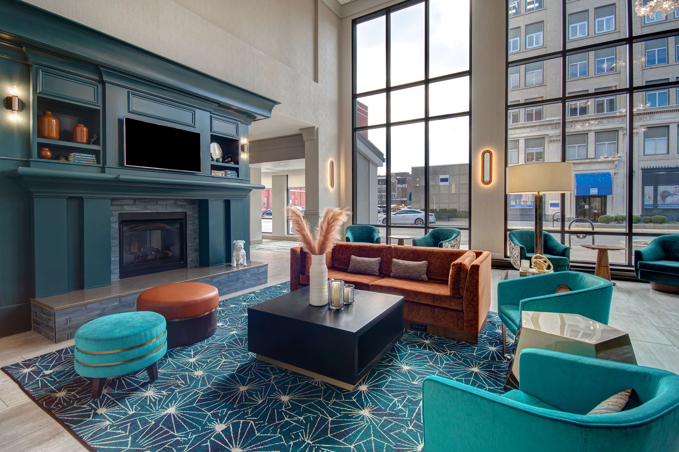 Lobby | Hilton Garden Inn Terre Haute