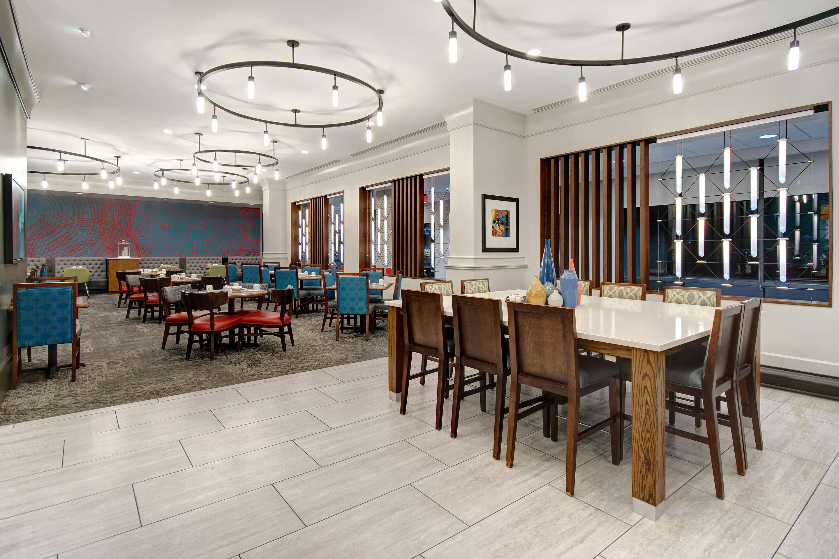 Breakfast Area | Hilton Garden Inn Terre Haute