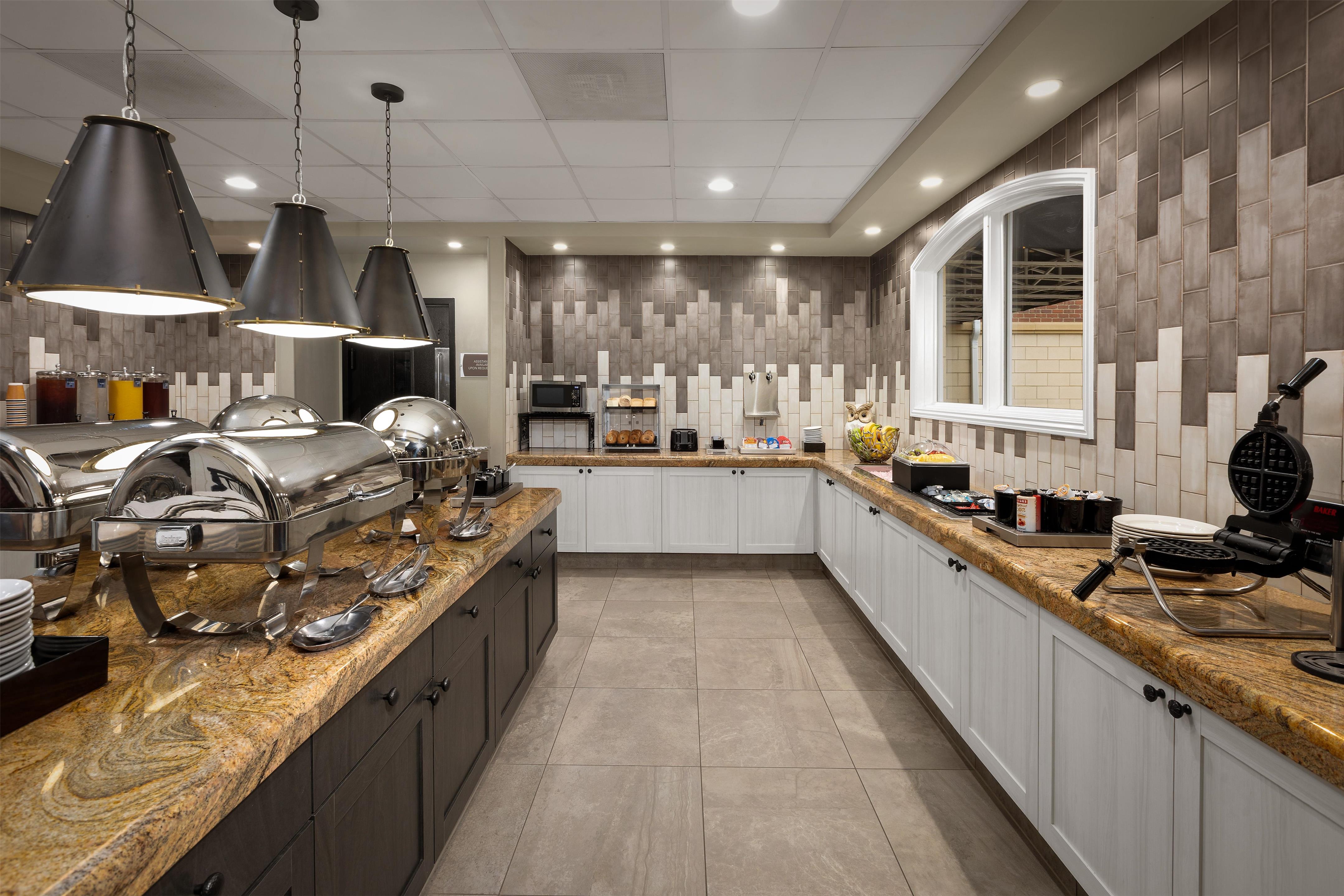 Breakfast Area | Homewood Suites by Hilton at The Waterfront