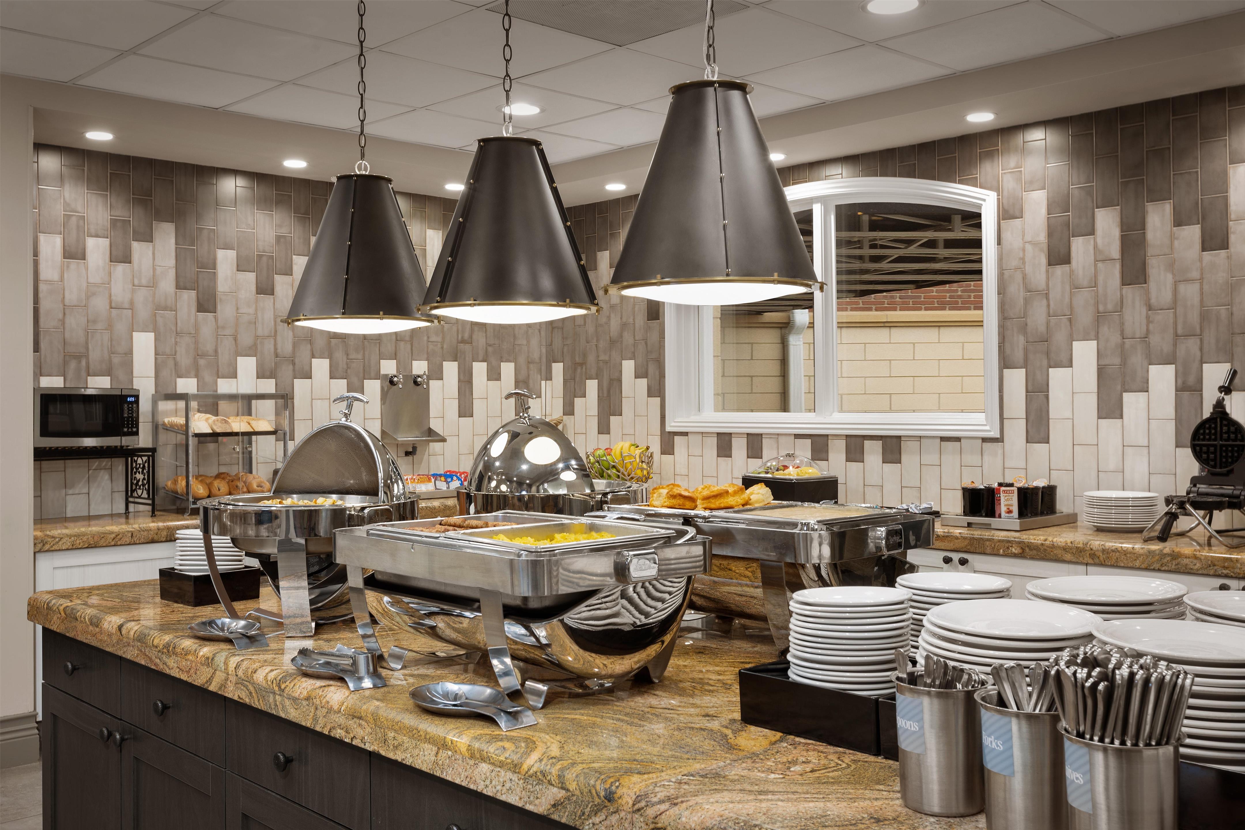 Breakfast Area | Homewood Suites by Hilton at The Waterfront