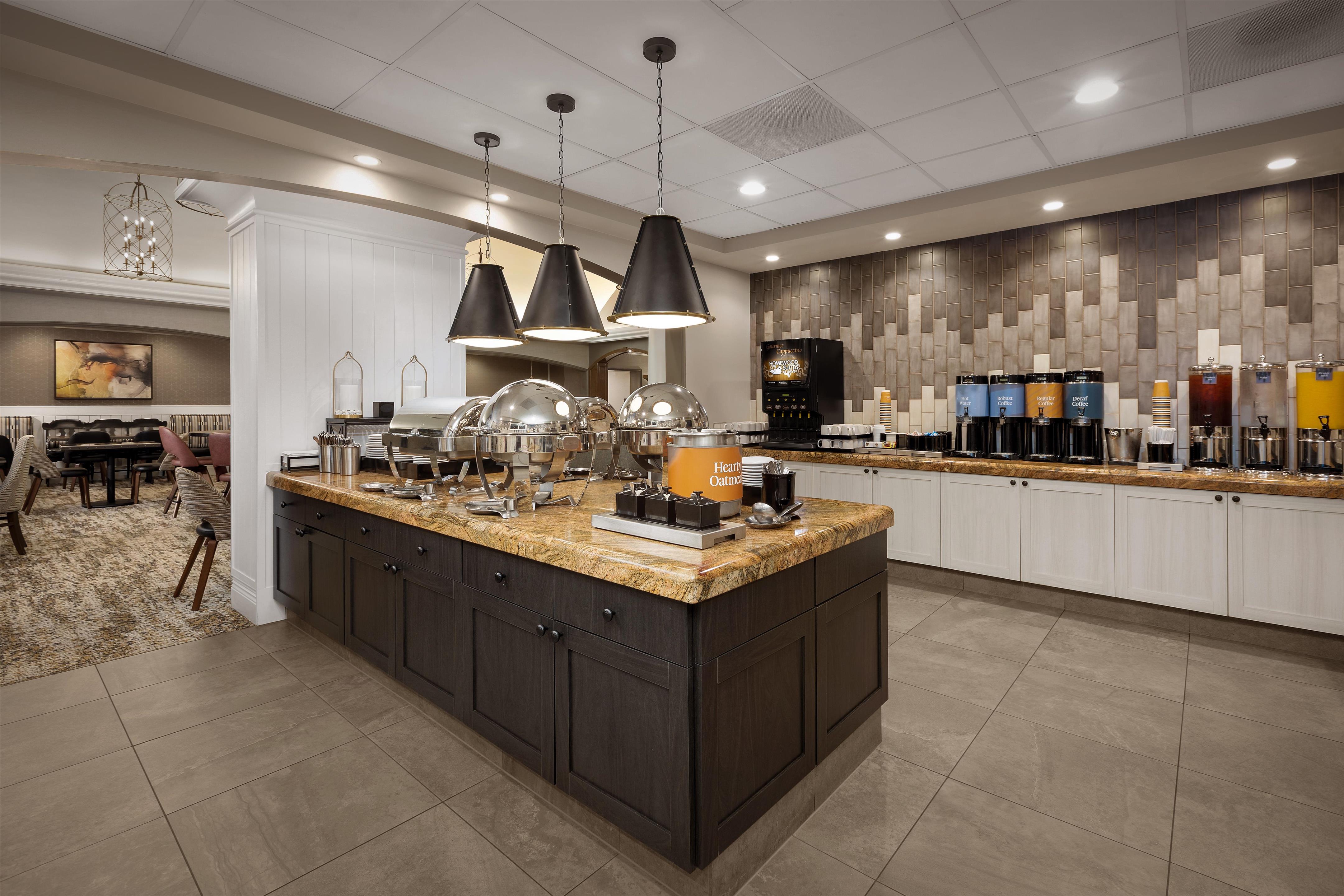 Breakfast Area | Homewood Suites by Hilton at The Waterfront