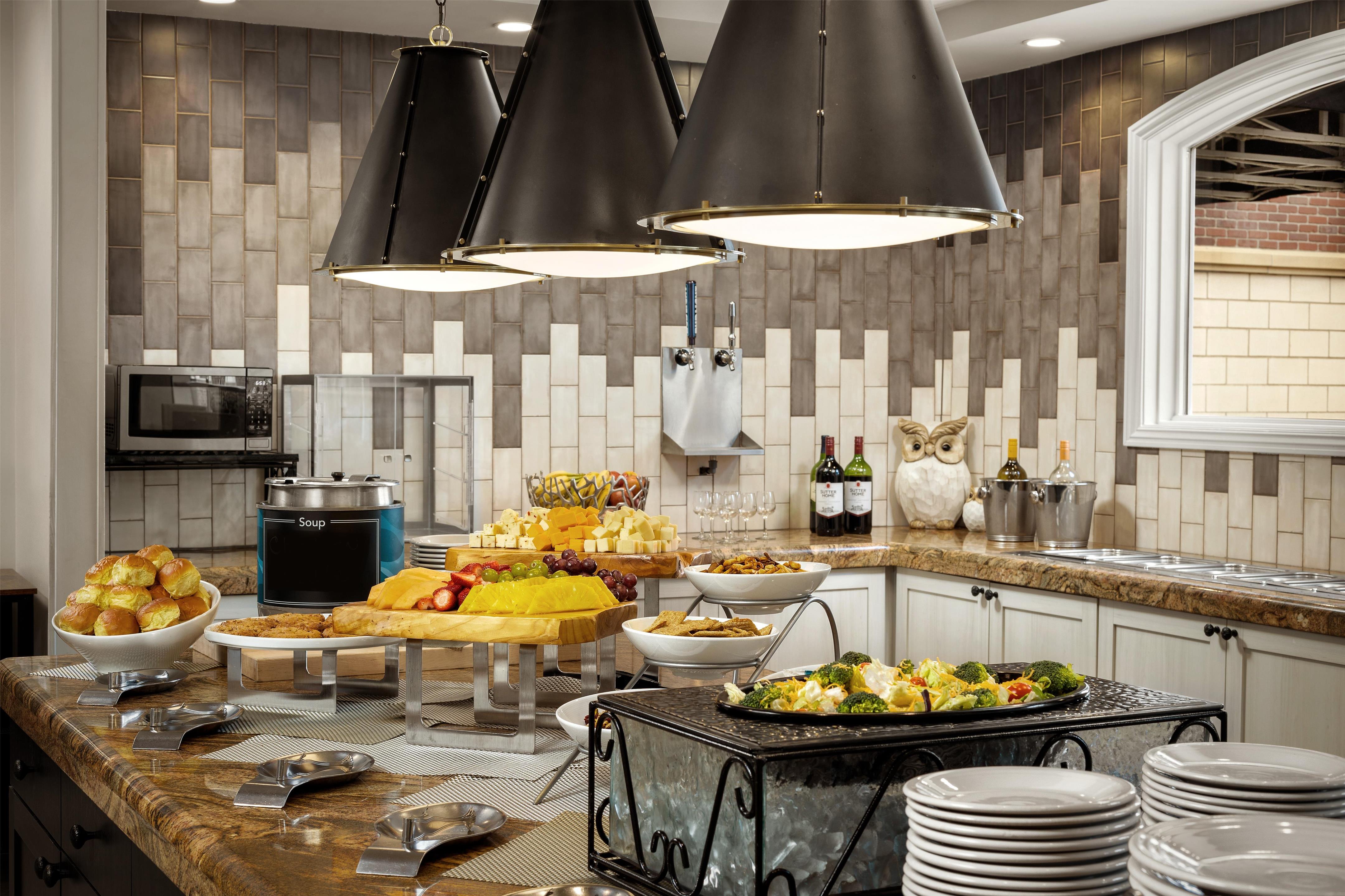 Breakfast Area | Homewood Suites by Hilton at The Waterfront