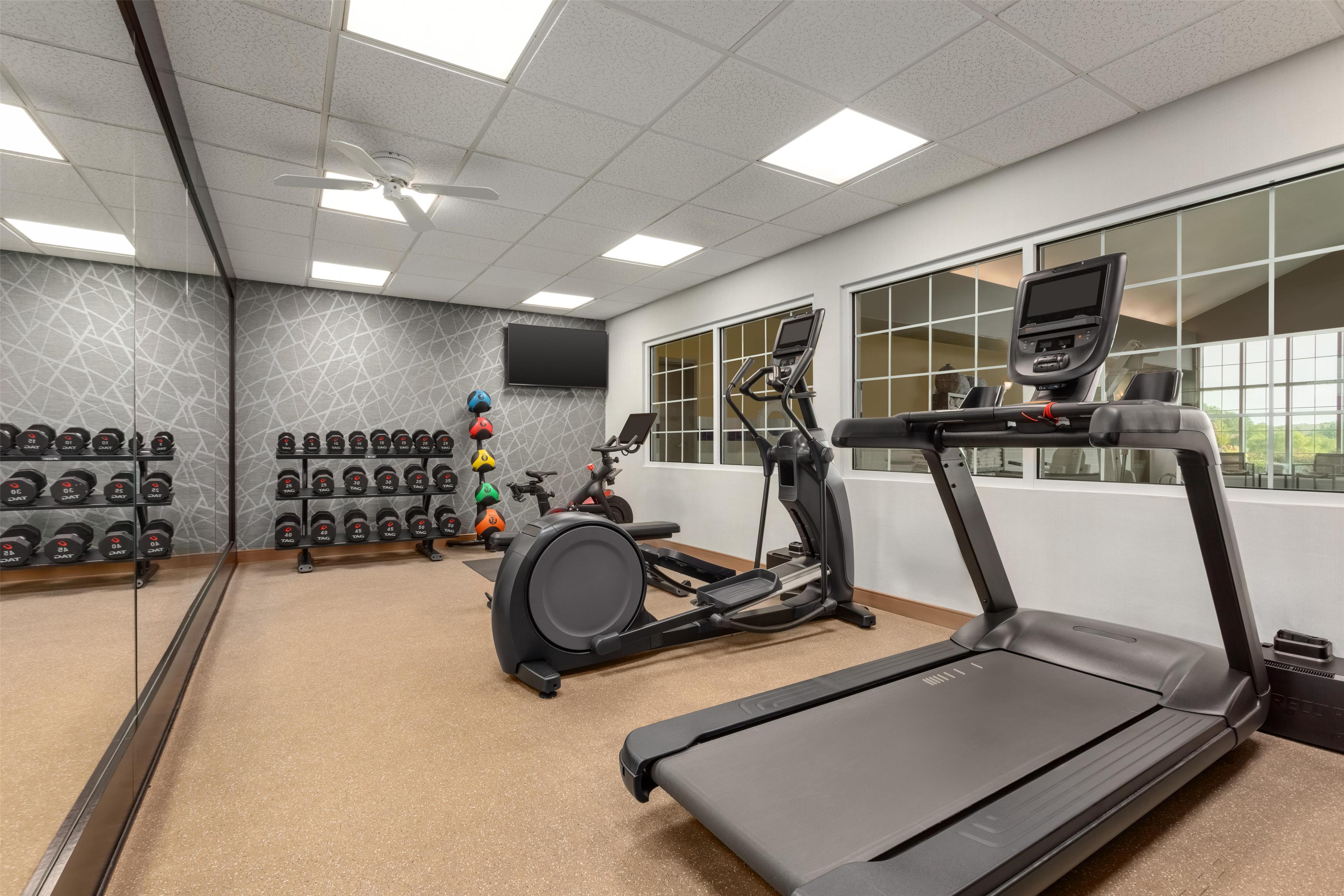 Health club fitness center gym | Homewood Suites by Hilton at The Waterfront