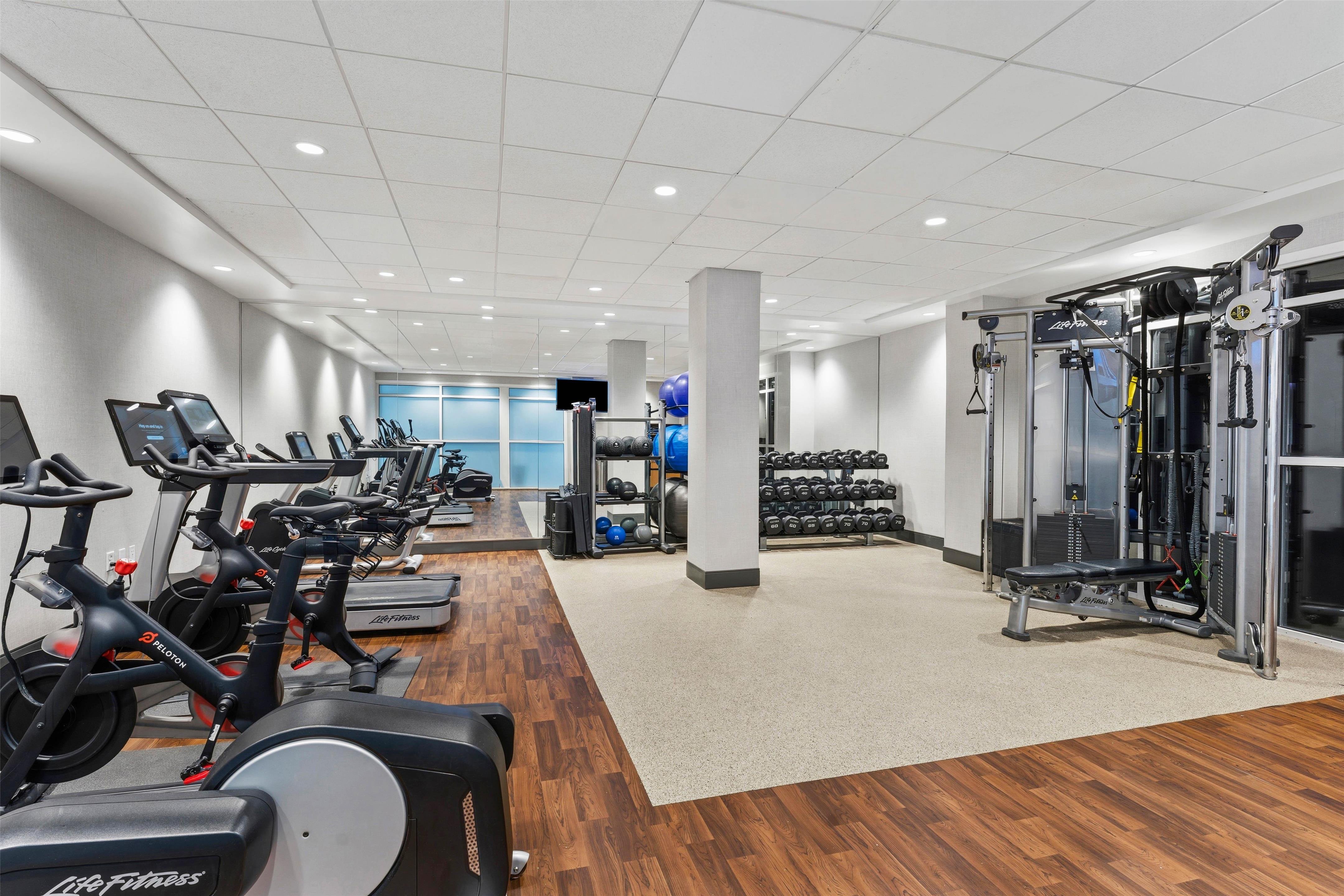 Health club fitness center gym | DoubleTree by Hilton Hotel Wilmington