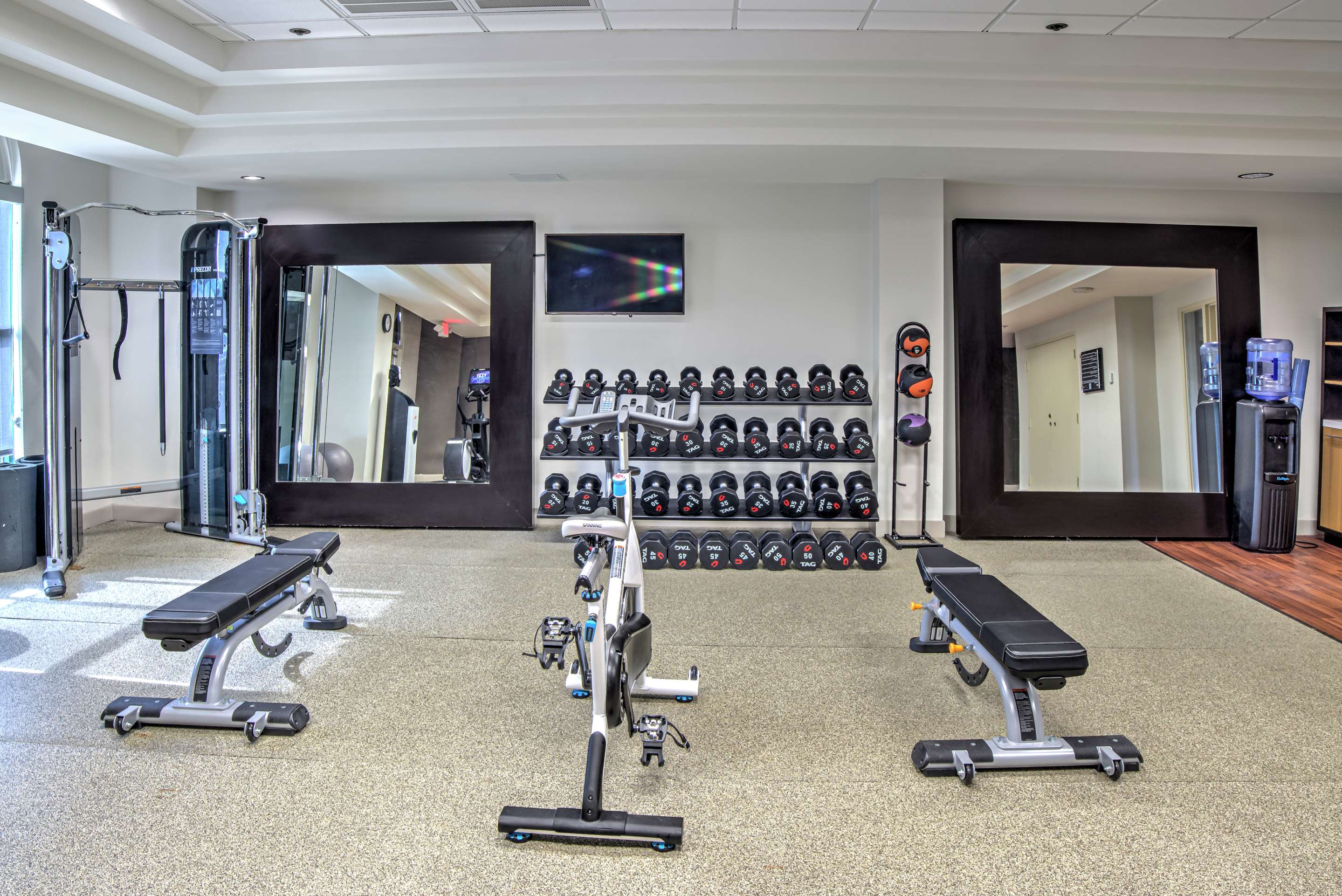 Health club fitness center gym | Embassy Suites by Hilton Indianapolis North