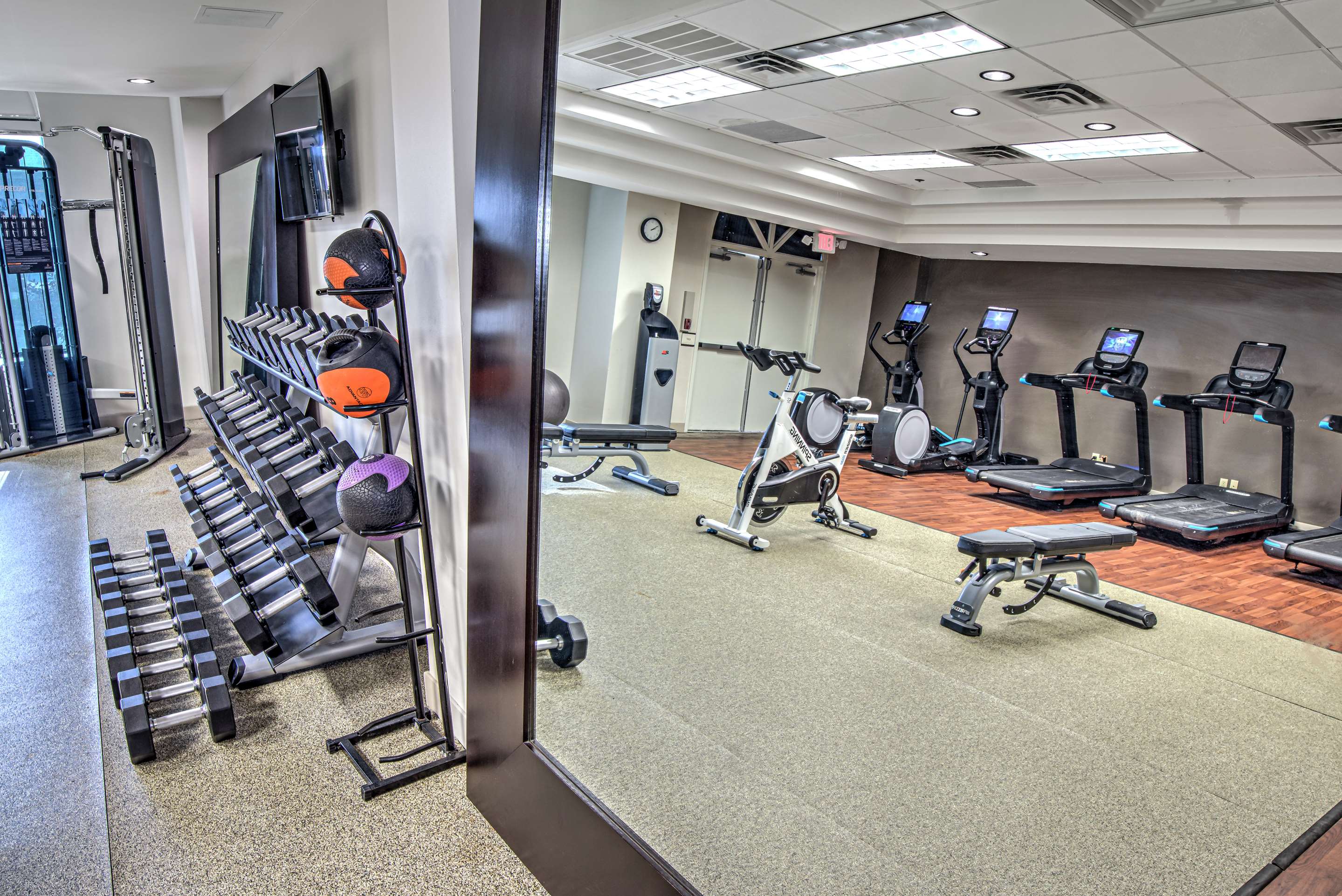 Health club fitness center gym | Embassy Suites by Hilton Indianapolis North