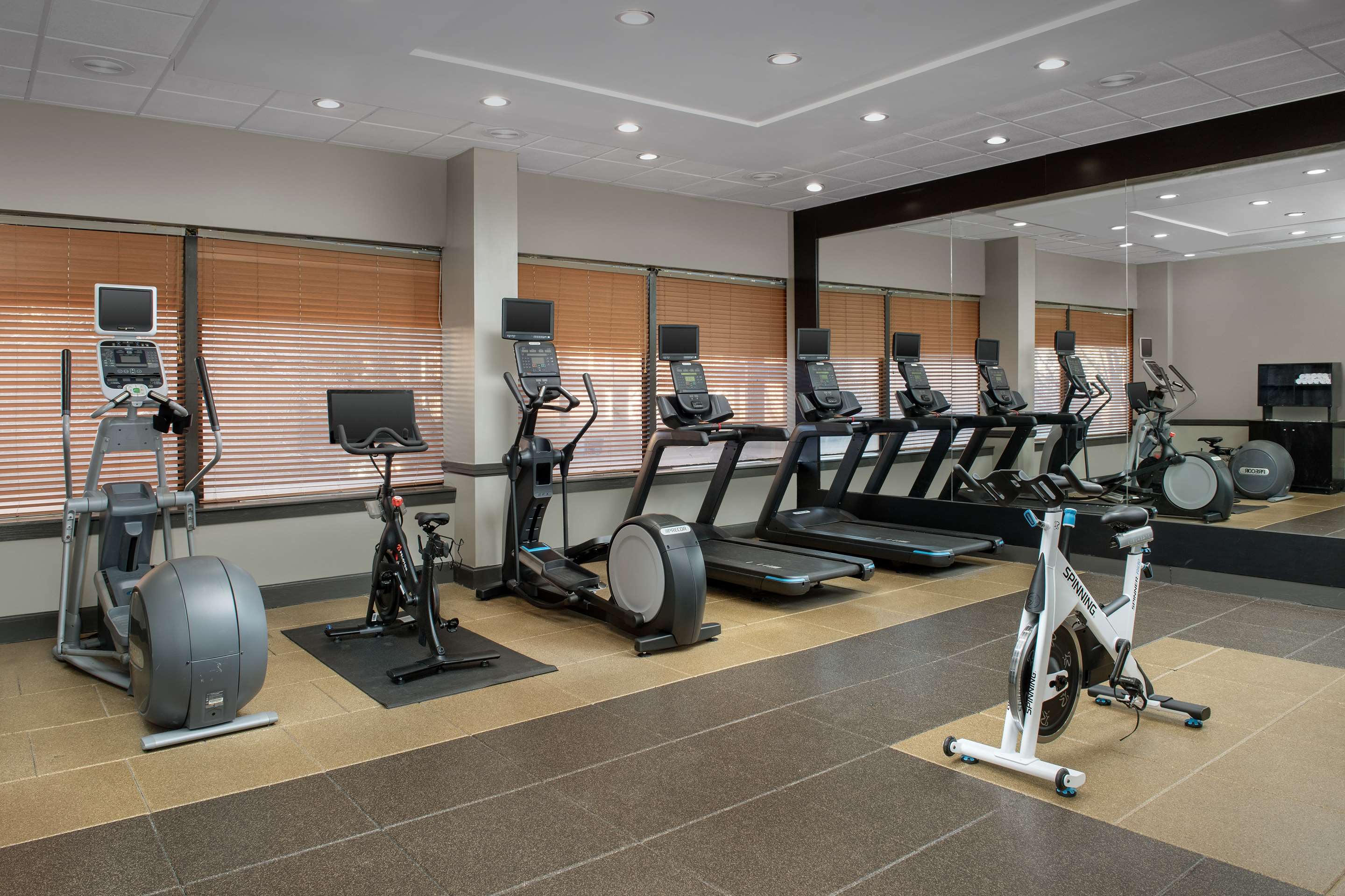 Health club fitness center gym | Embassy Suites Hotel Winston-Salem