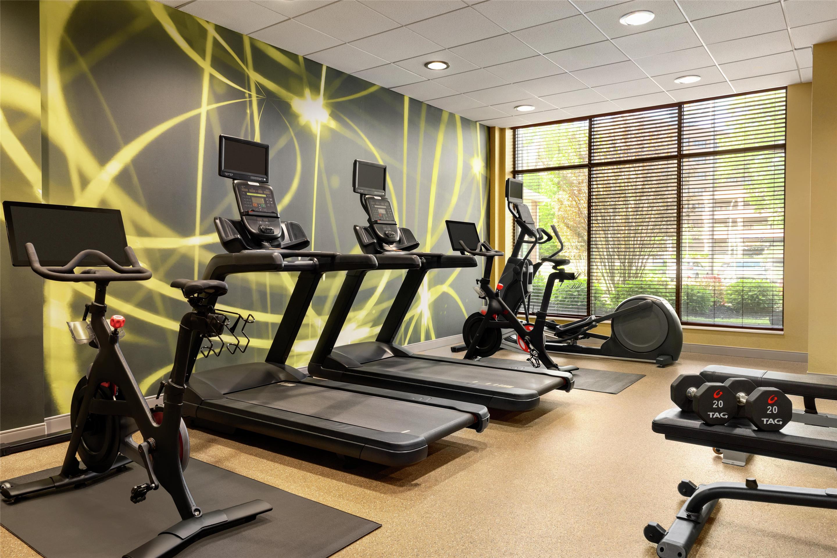 Health club fitness center gym | Hilton Garden Inn Stony Brook