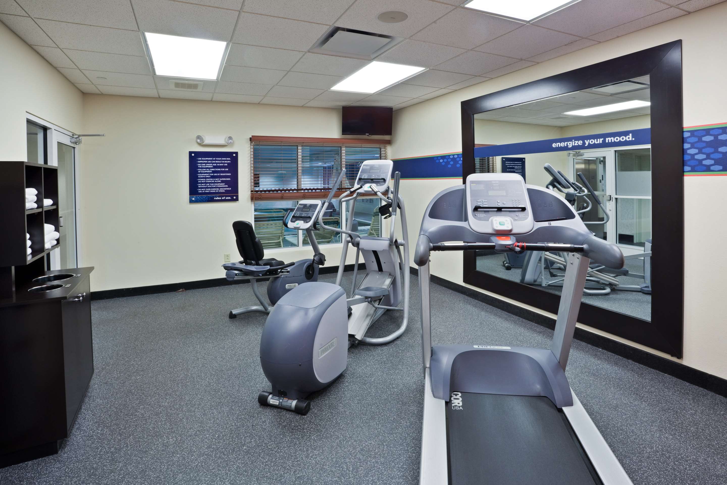 Health club fitness center gym