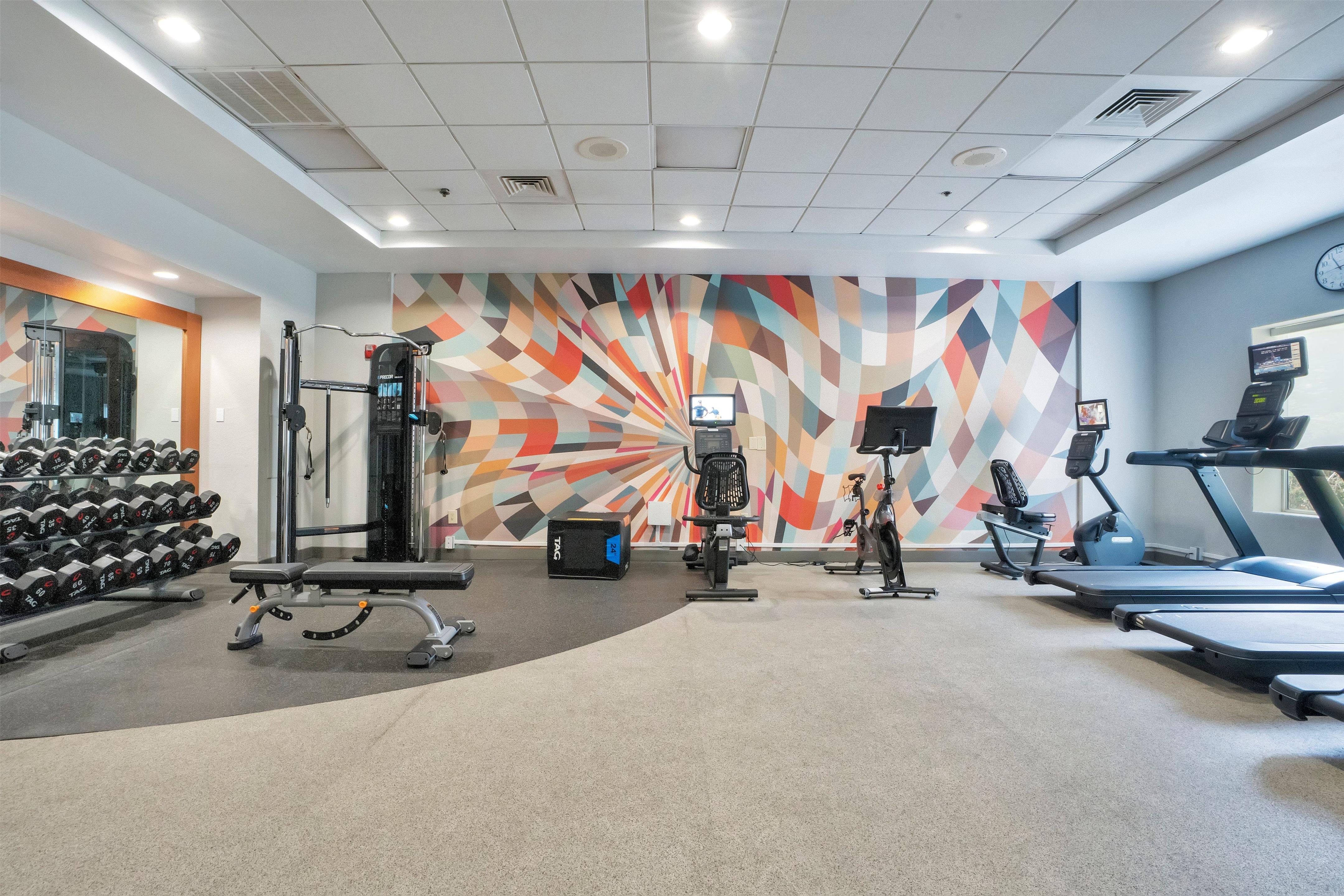 Health club fitness center gym | Hilton Garden Inn Jacksonville Airport