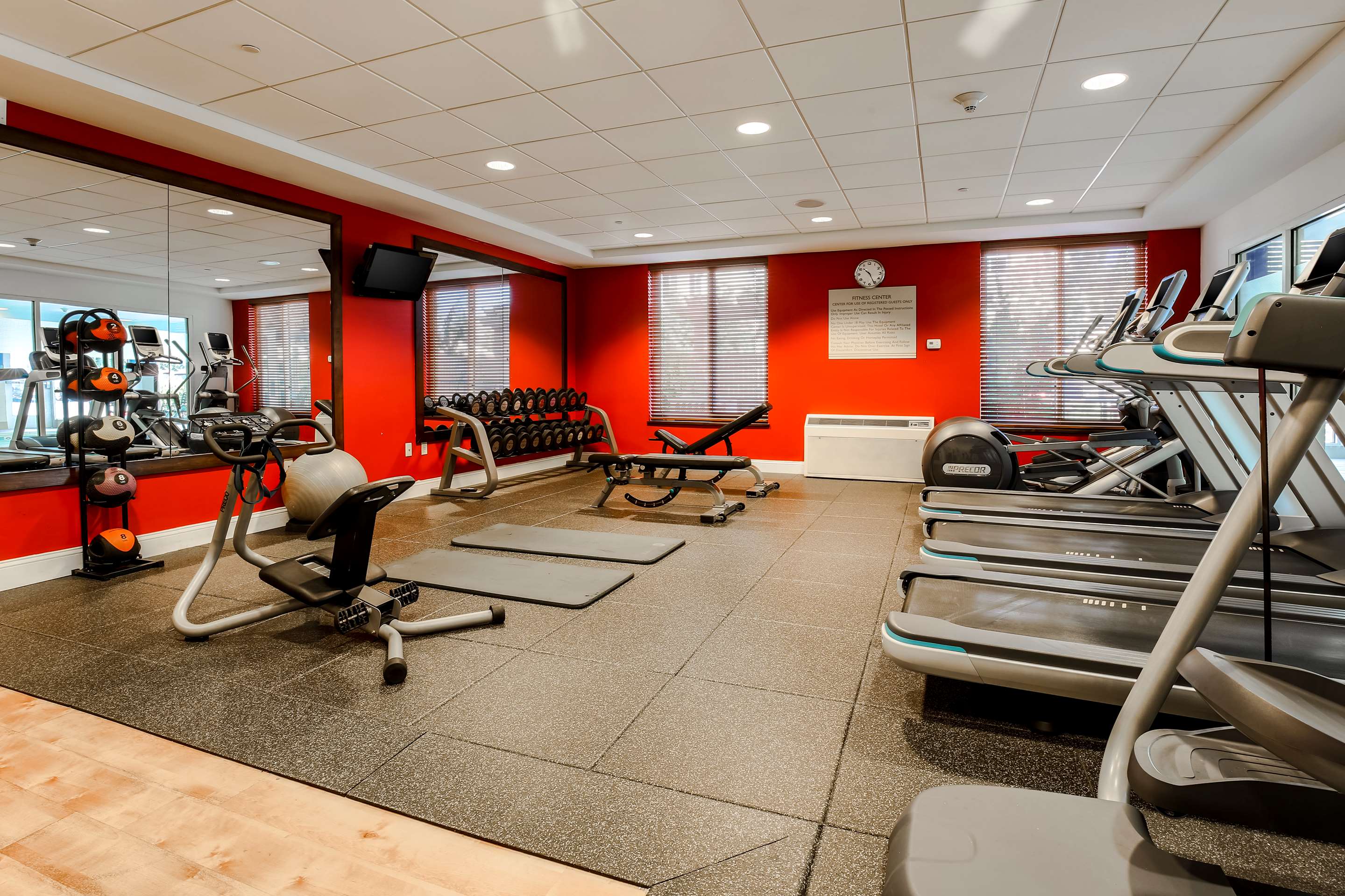 Health club fitness center gym