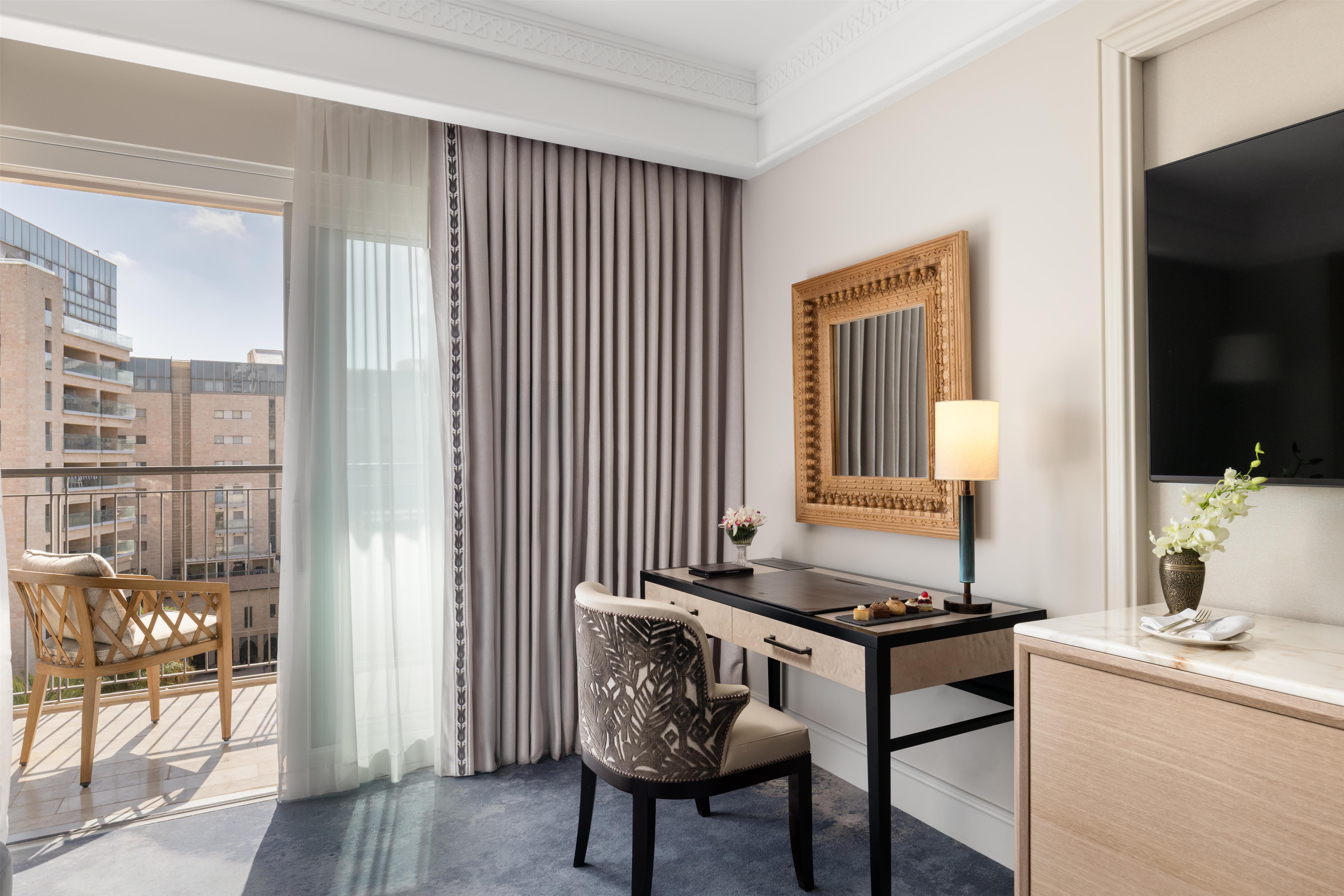 Waldorf Astoria Jerusalem by Hilton Room Type - PREMIER DELUXE TWIN BALCNY
