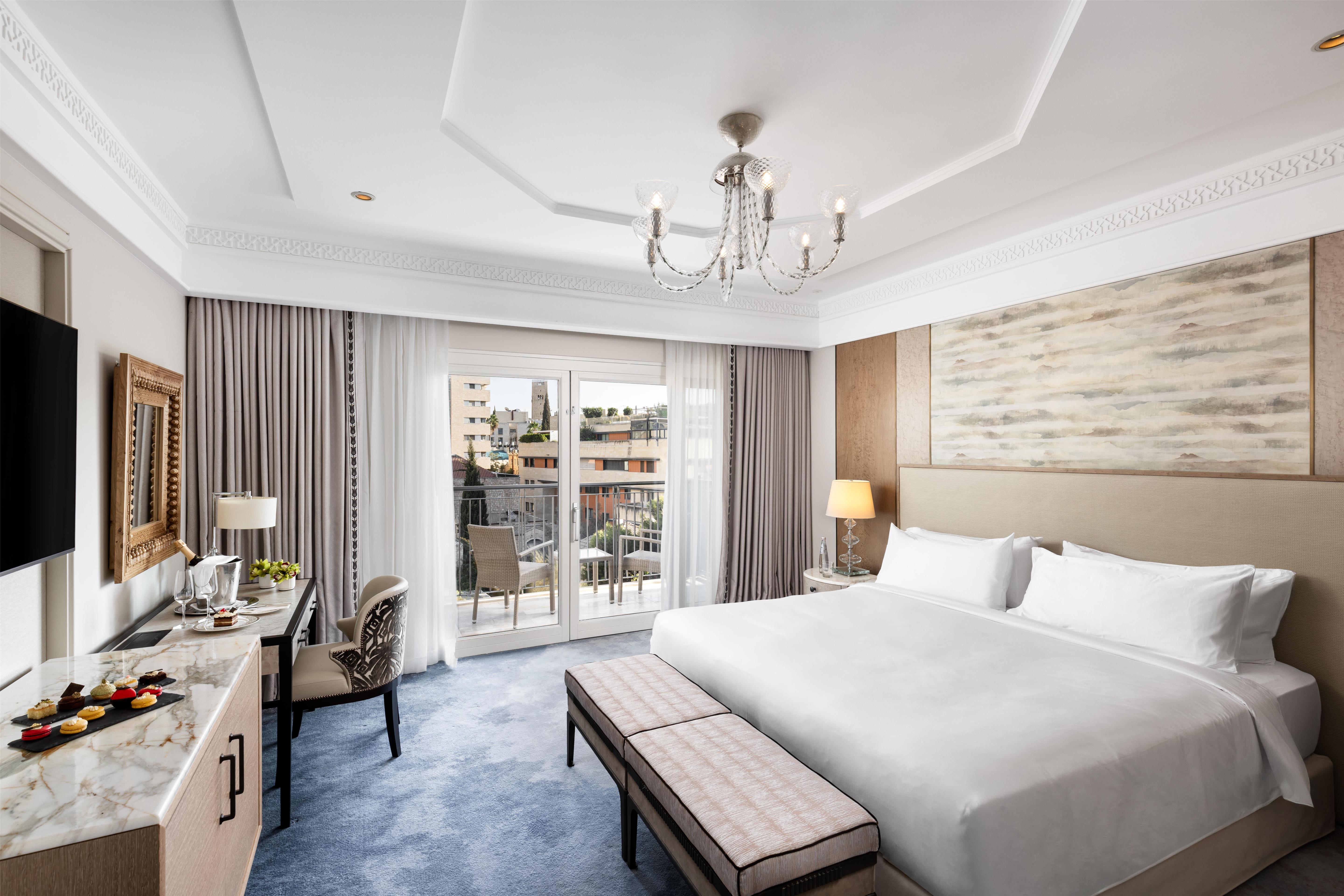 Waldorf Astoria Jerusalem by Hilton Room Type - PREMIER DELUXE KING BALCNY