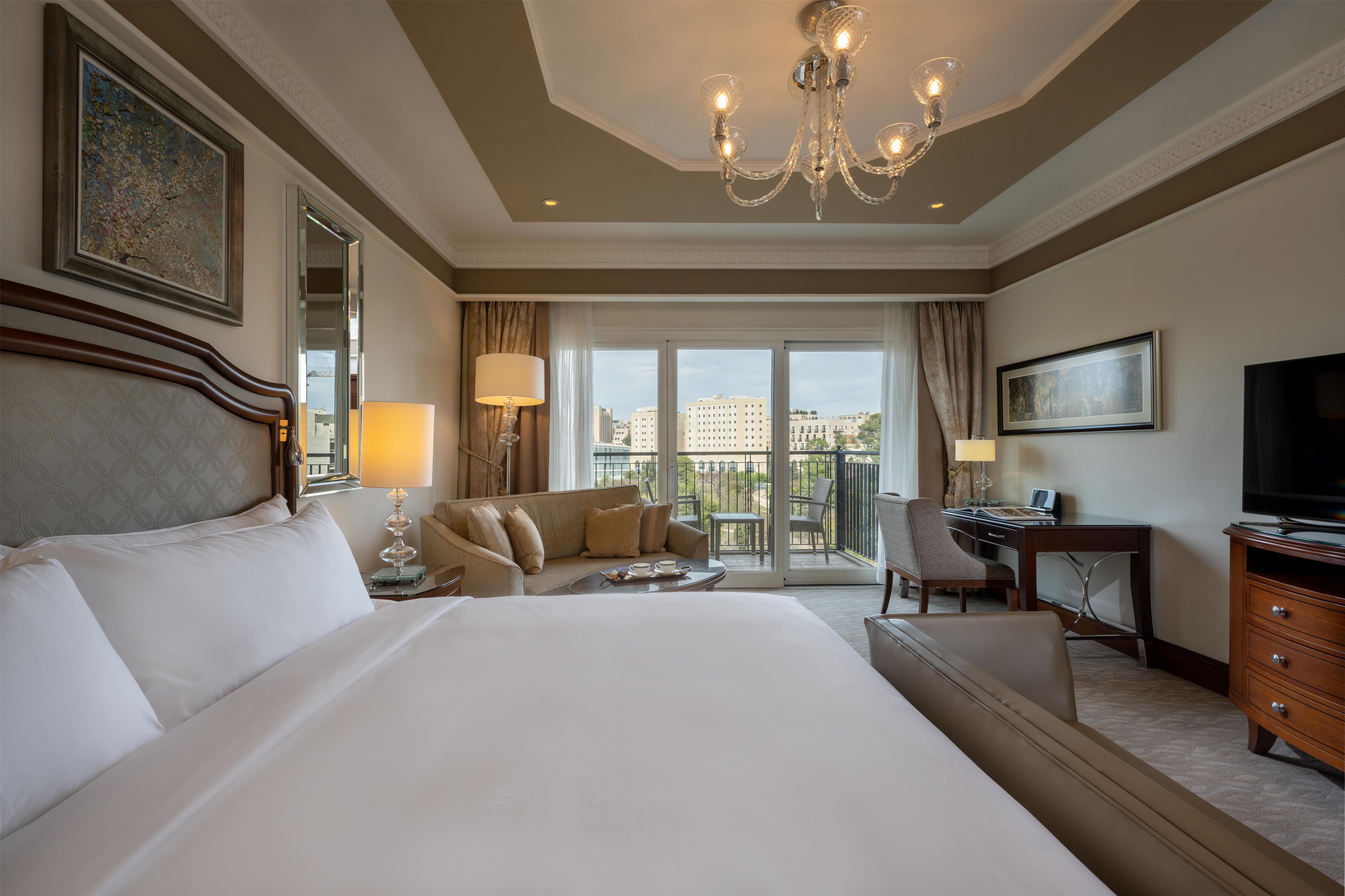 Waldorf Astoria Jerusalem by Hilton Room Type - PMR GRAND DLX BALCONY KING