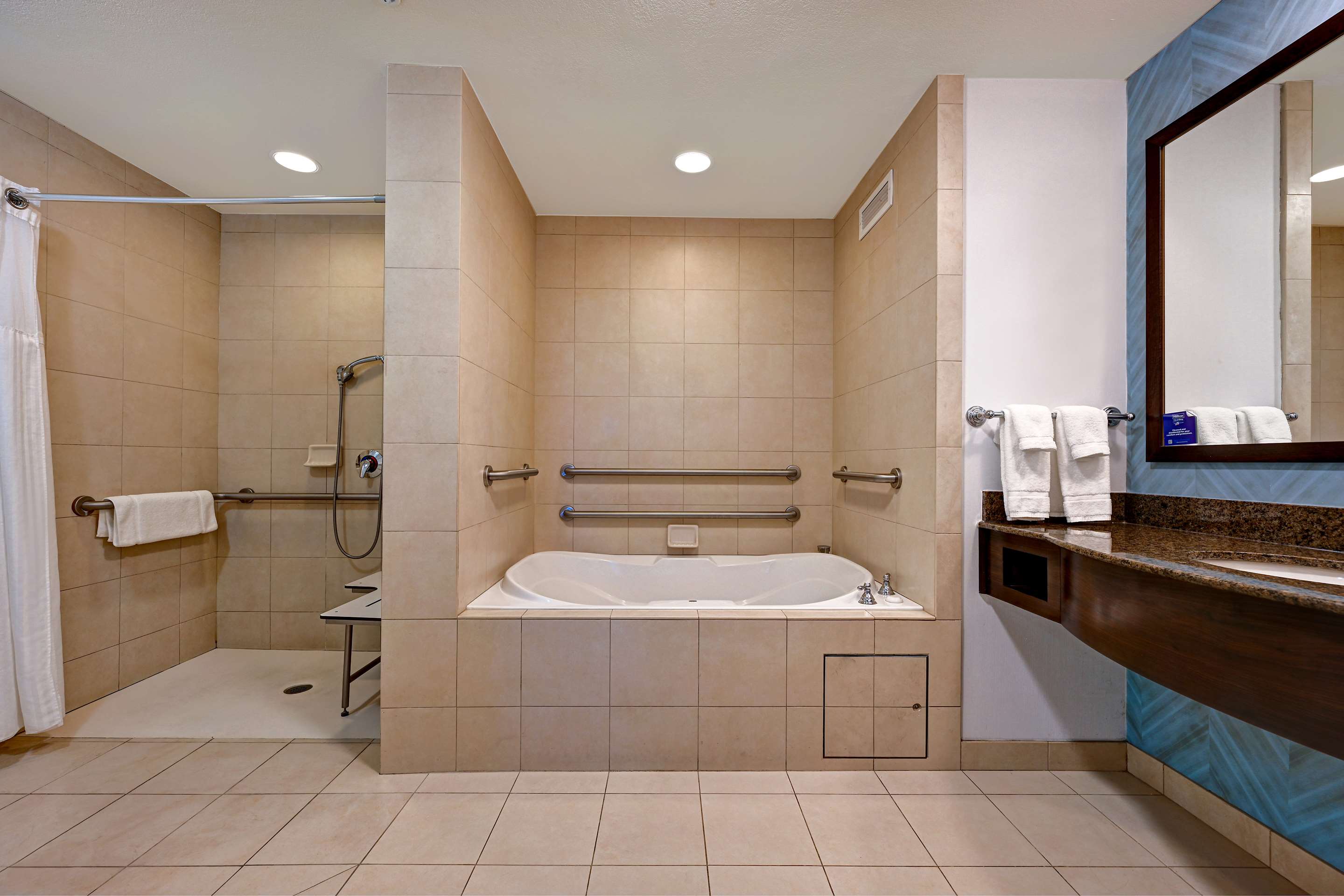Guest room bath