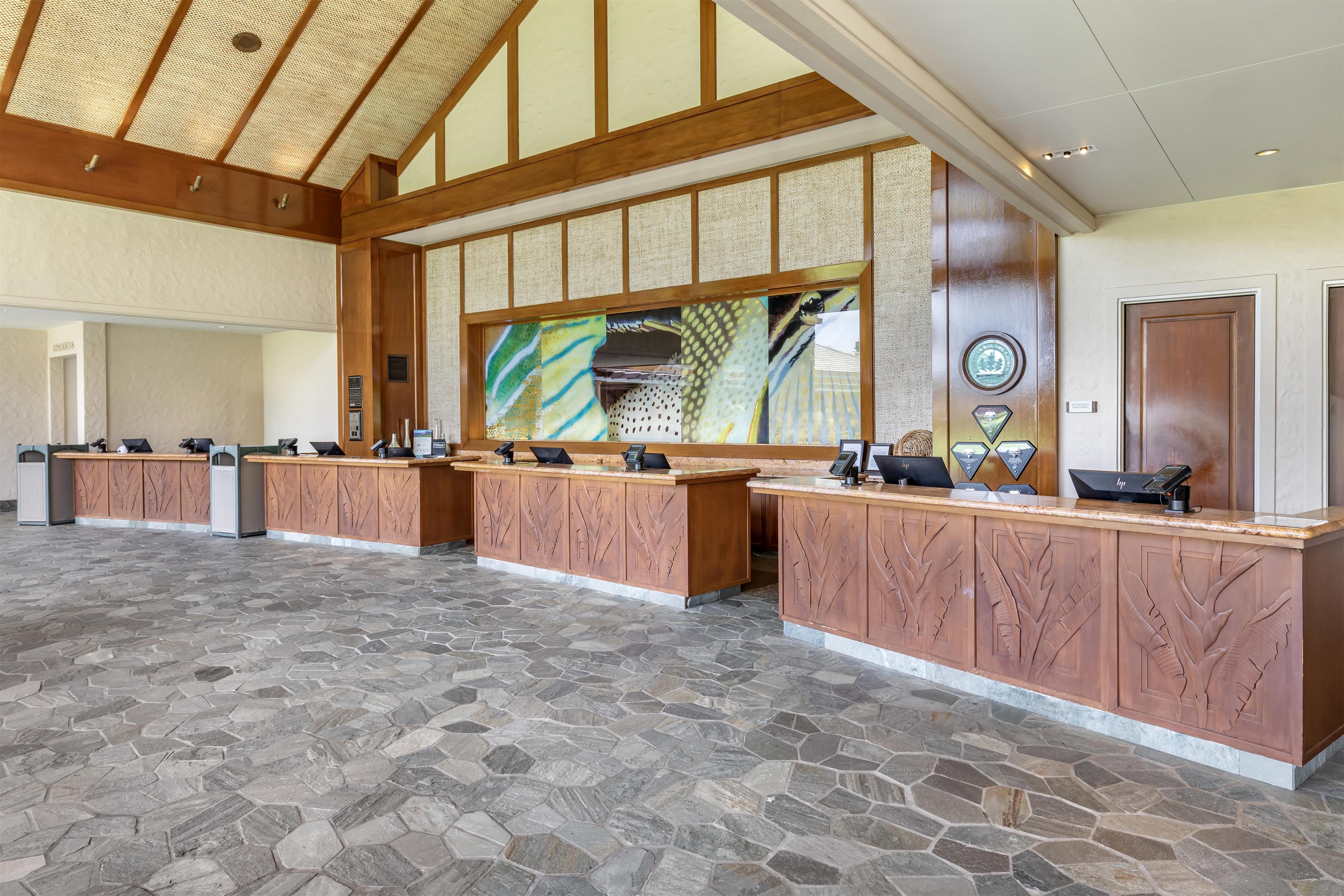 Reception | Hilton Grand Vacations Club Kings’ Land Waikoloa