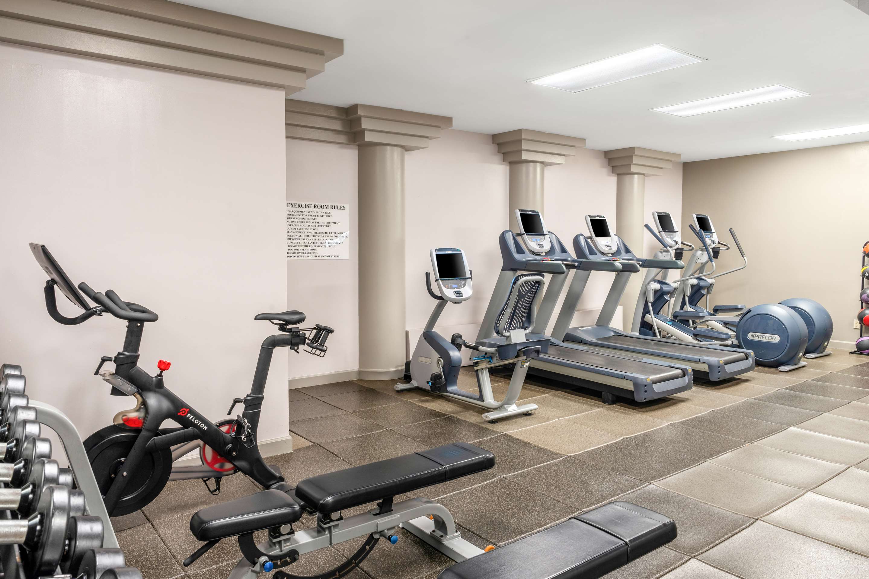Health club fitness center gym | Embassy Suites by Hilton Irvine Orange County Airport
