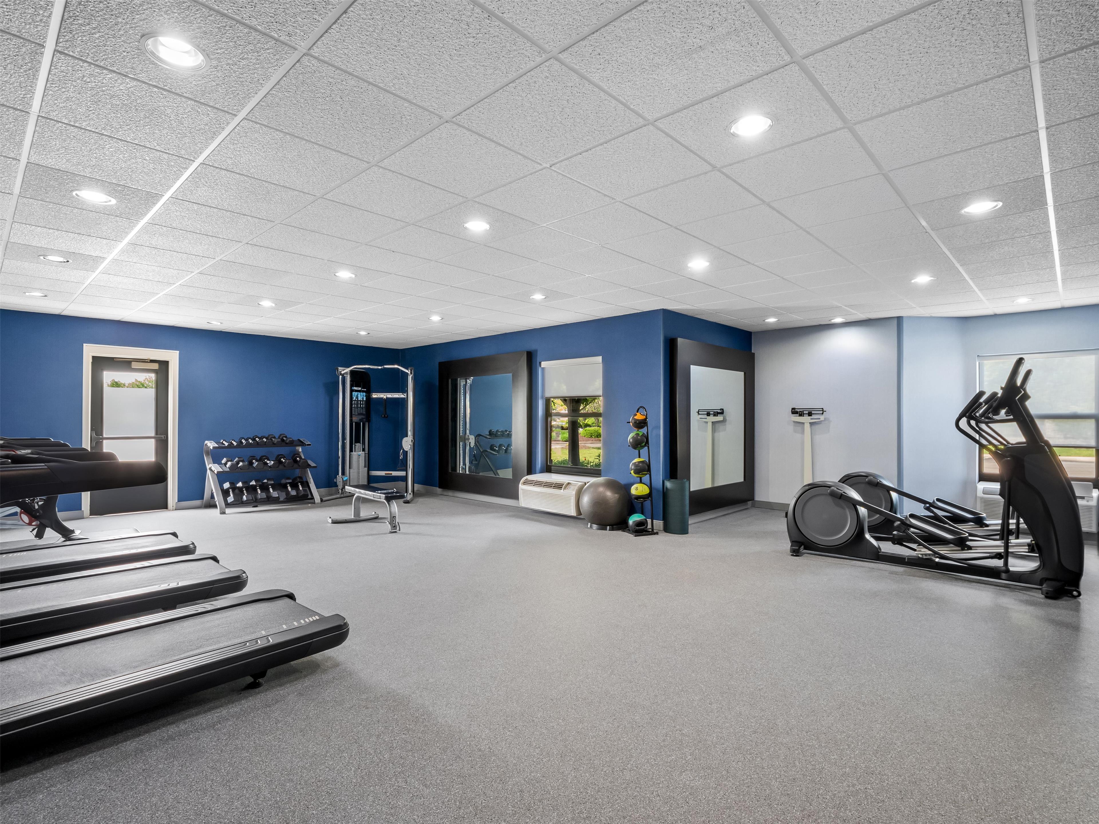 Health club fitness center gym | Hampton Inn & Suites East Lansing/Okemos