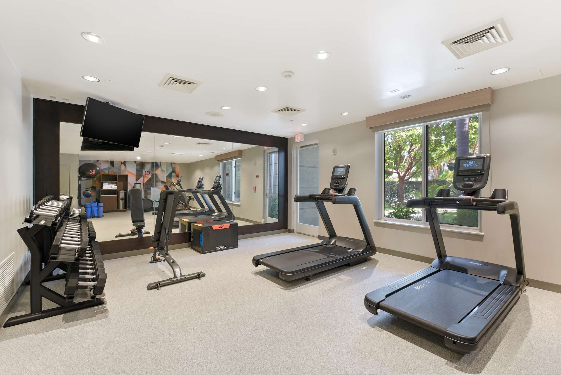 Health club fitness center gym | The Hilton Garden Inn LAX El Segundo