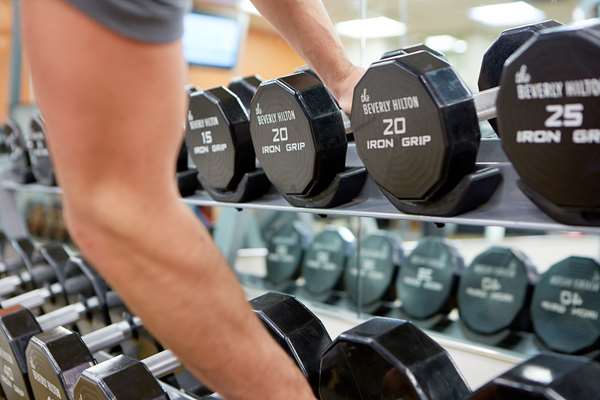 Fitness/ Exercise Room - Beverly Hilton Hotel Beverly Hills