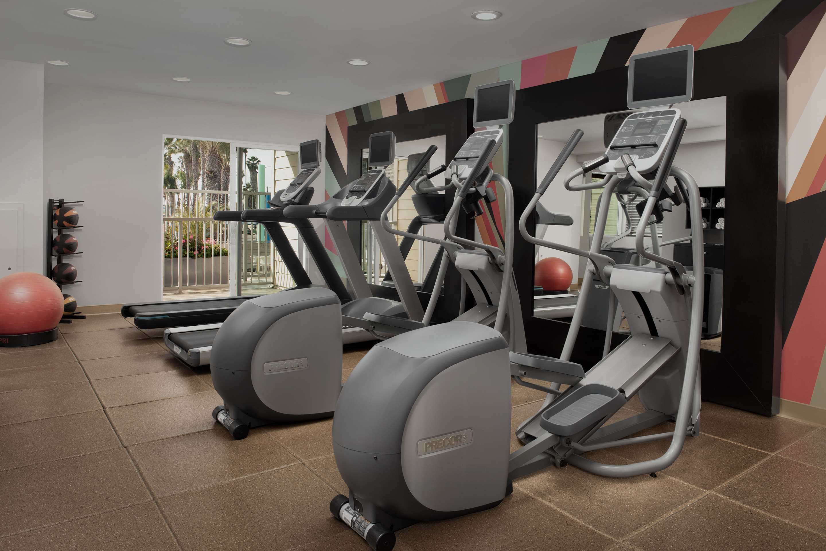 Health club fitness center gym | Hilton Garden Inn Marina Del Rey