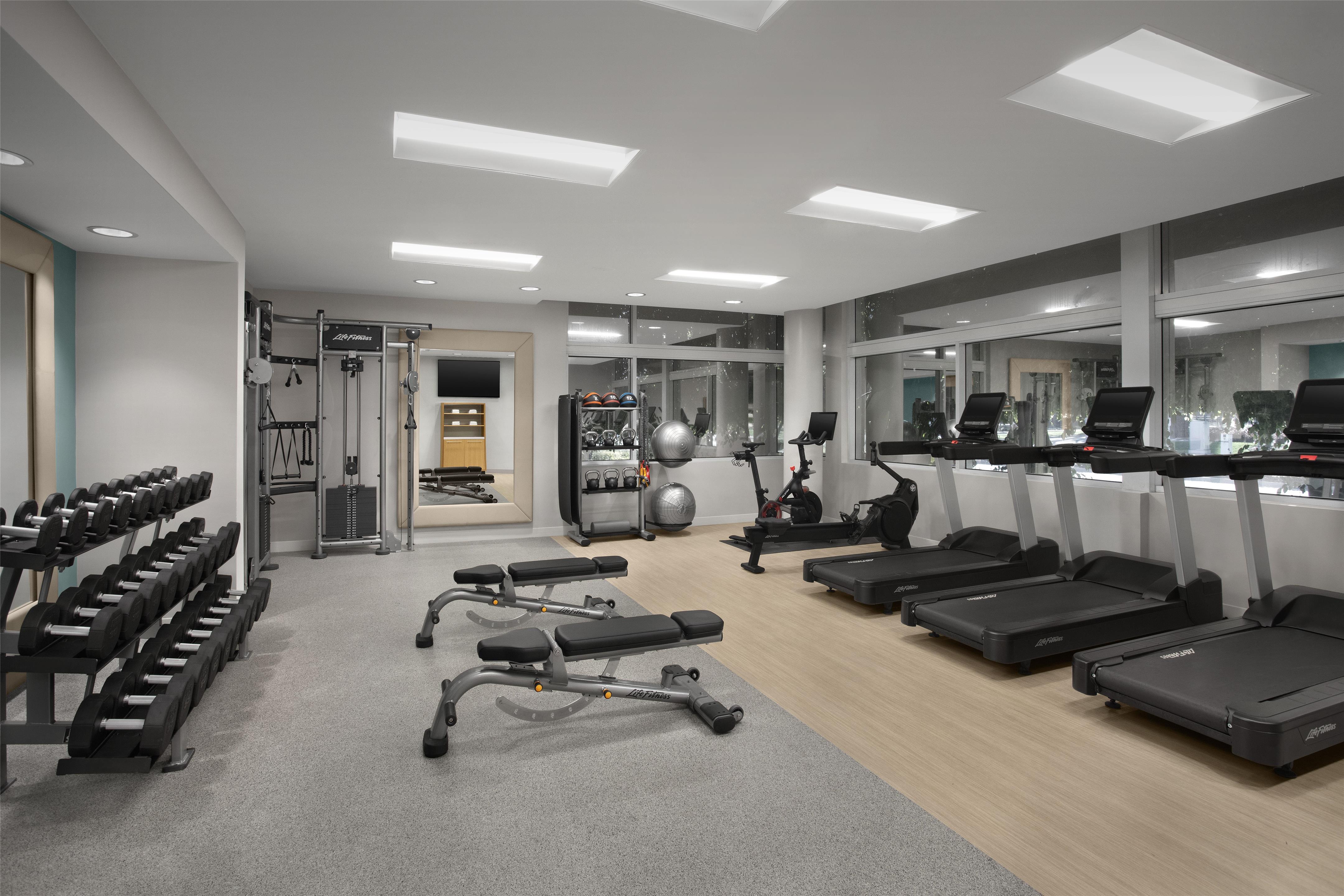 Health club fitness center gym