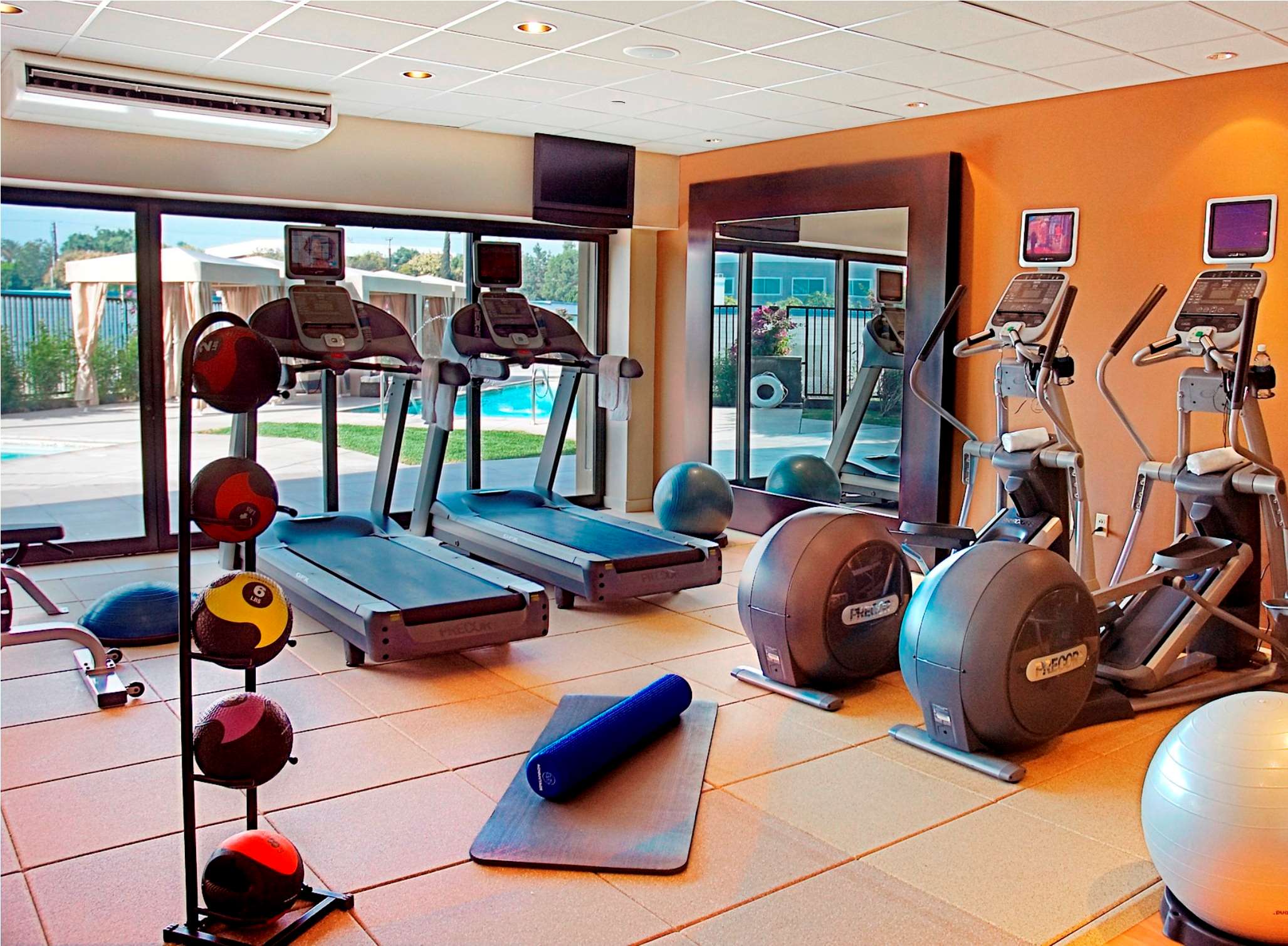 Health club fitness center gym