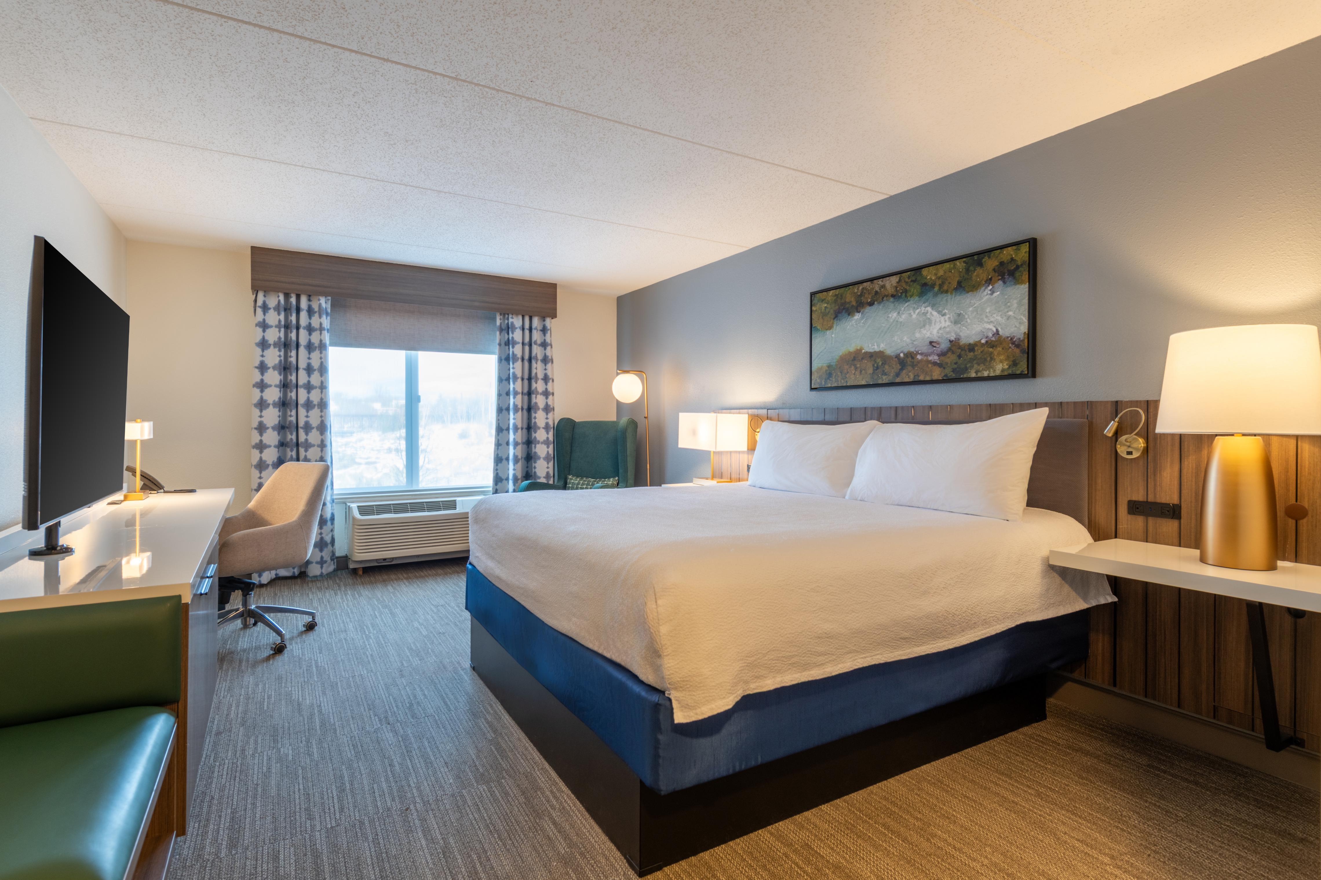 Hilton Garden Inn Auburn Riverwatch Room Type - 1KNG MOB HEARING ACC W TUB
