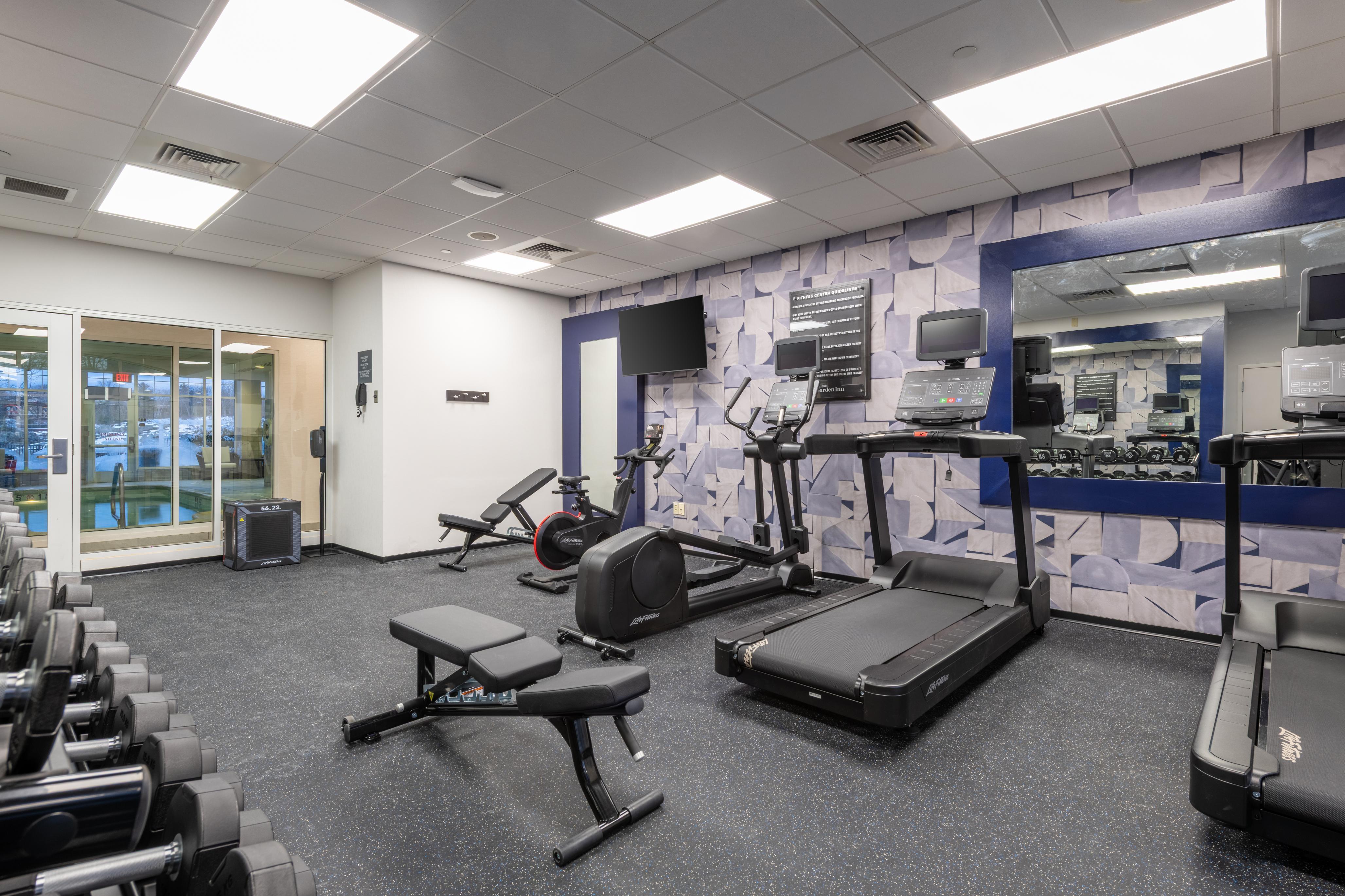 Health club fitness center gym | Hilton Garden Inn Auburn Riverwatch