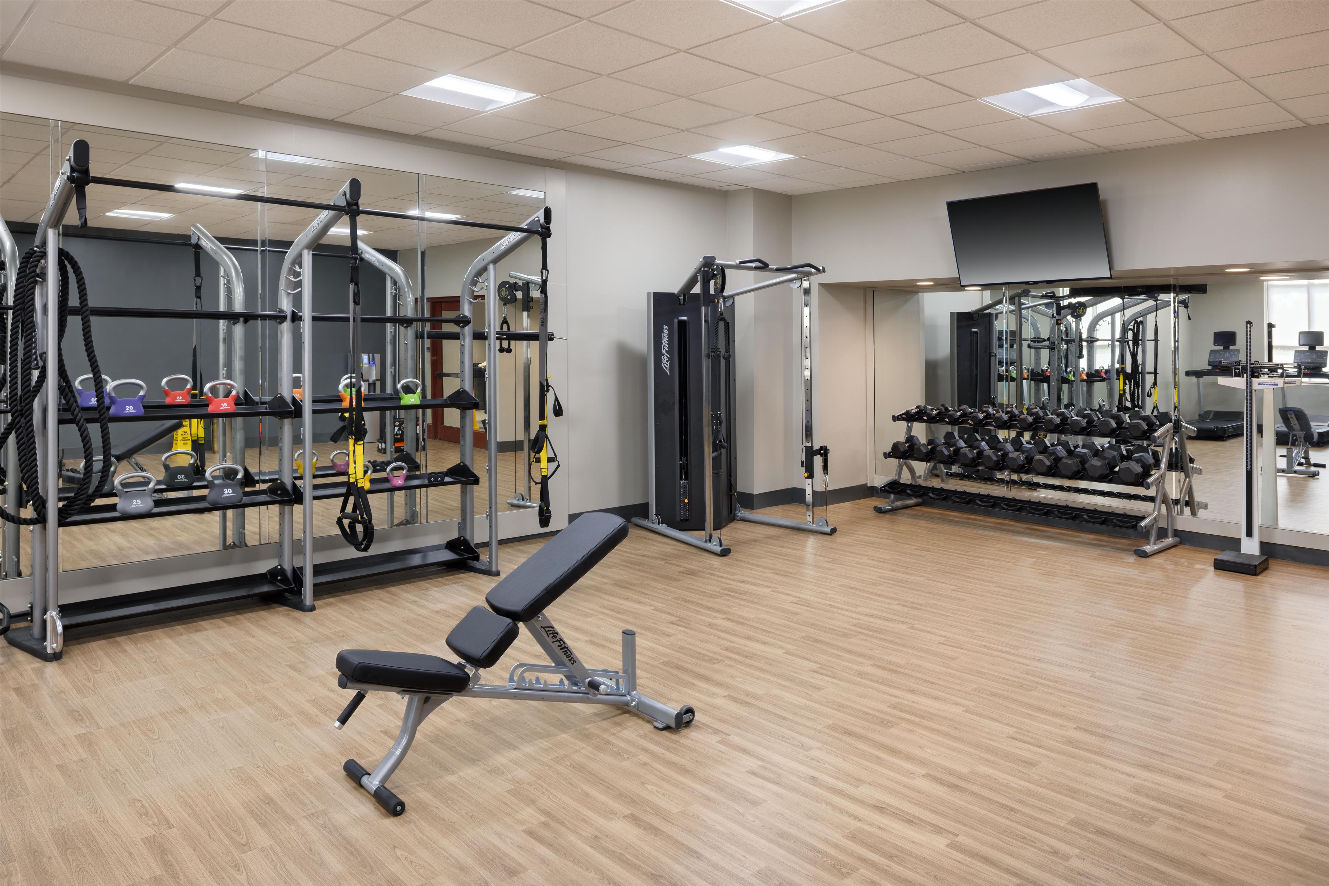 Health club fitness center gym | Embassy Suites by Hilton Lexington/UK Coldstream