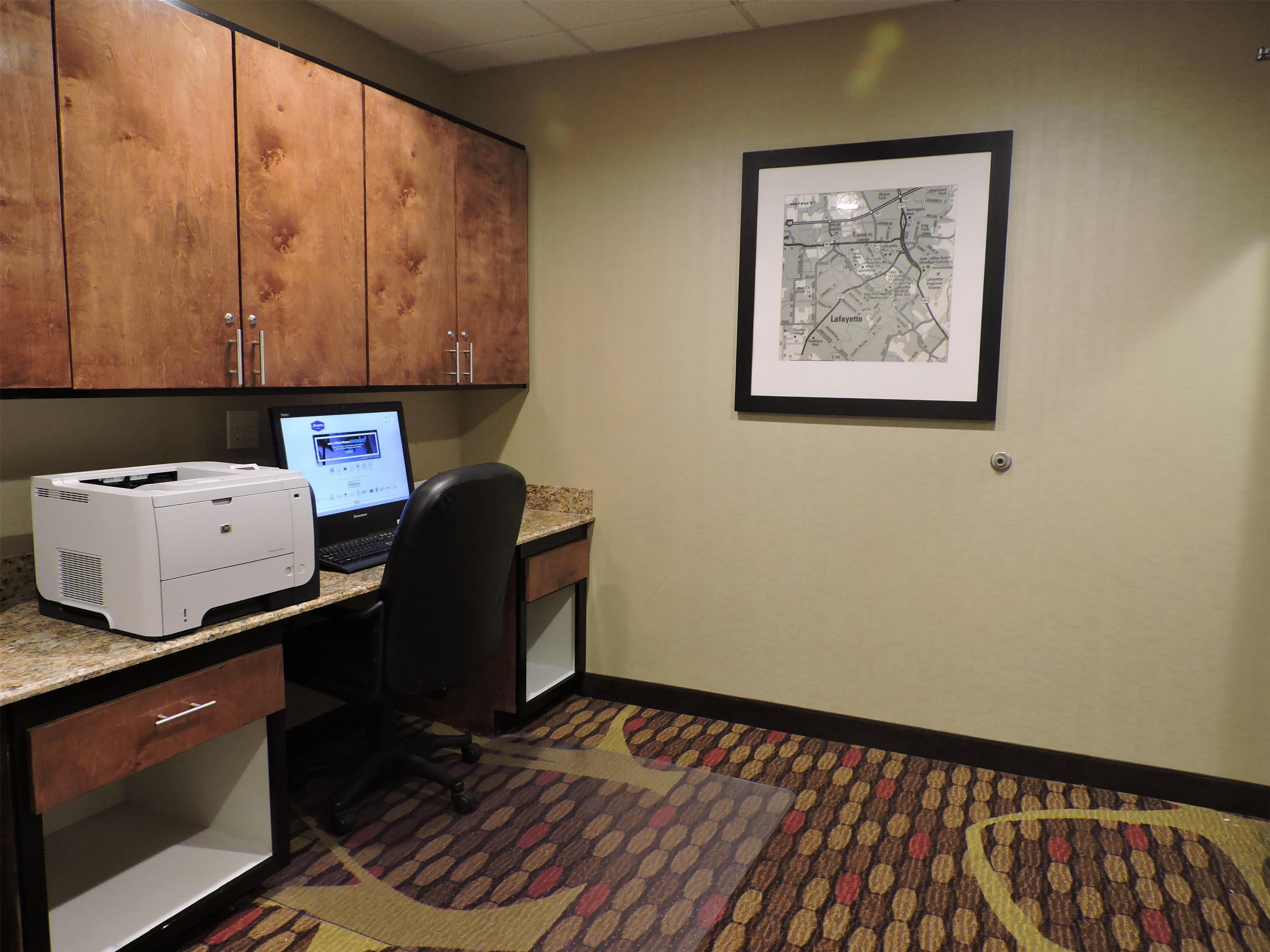 Business Center | Spark by Hilton Lafayette