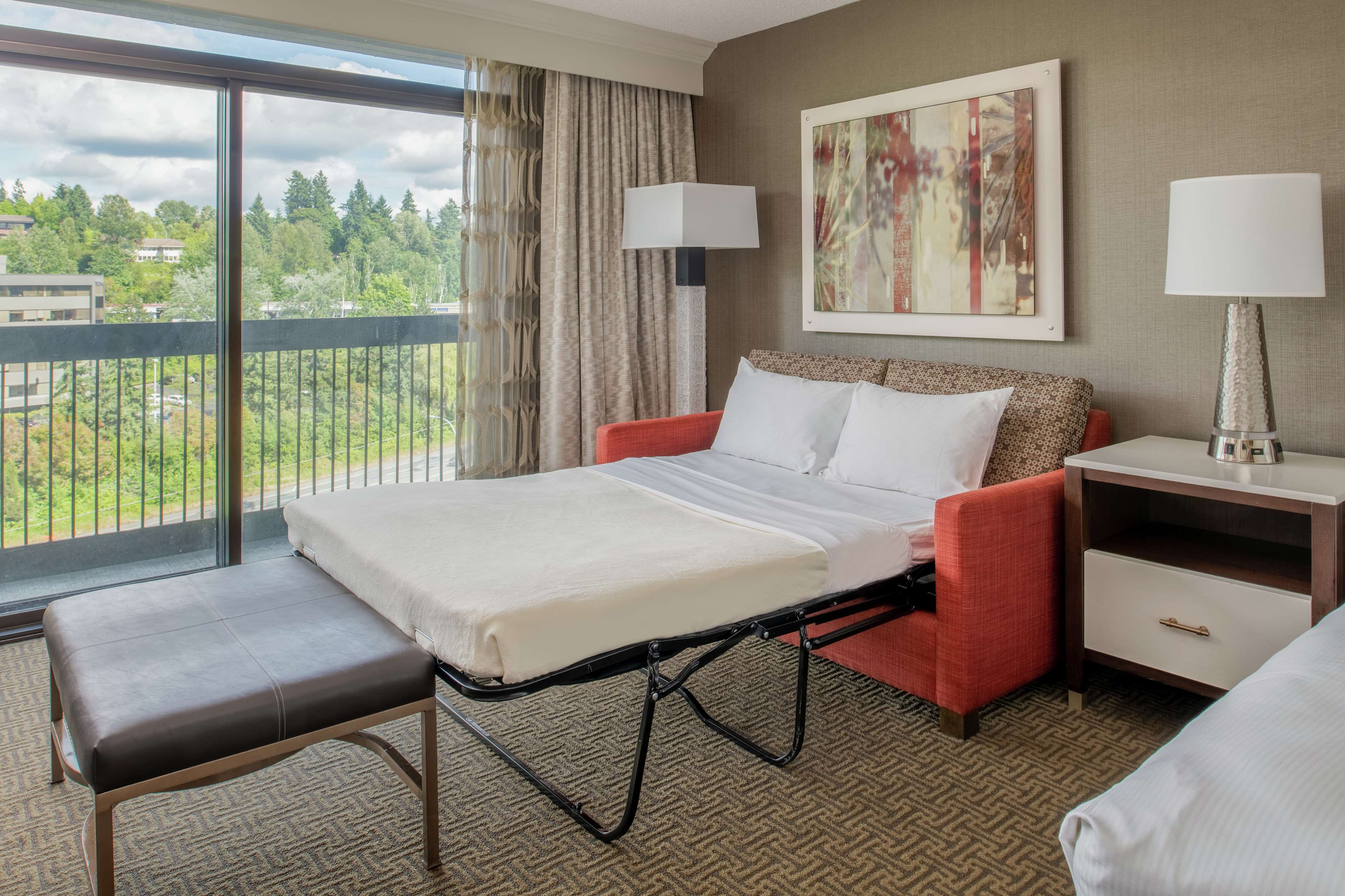 Hilton Bellevue Room Type - 1 KING BED WITH SOFA BED Hilton Bellevue Room Type - 1 KING BED WITH SOFA BED