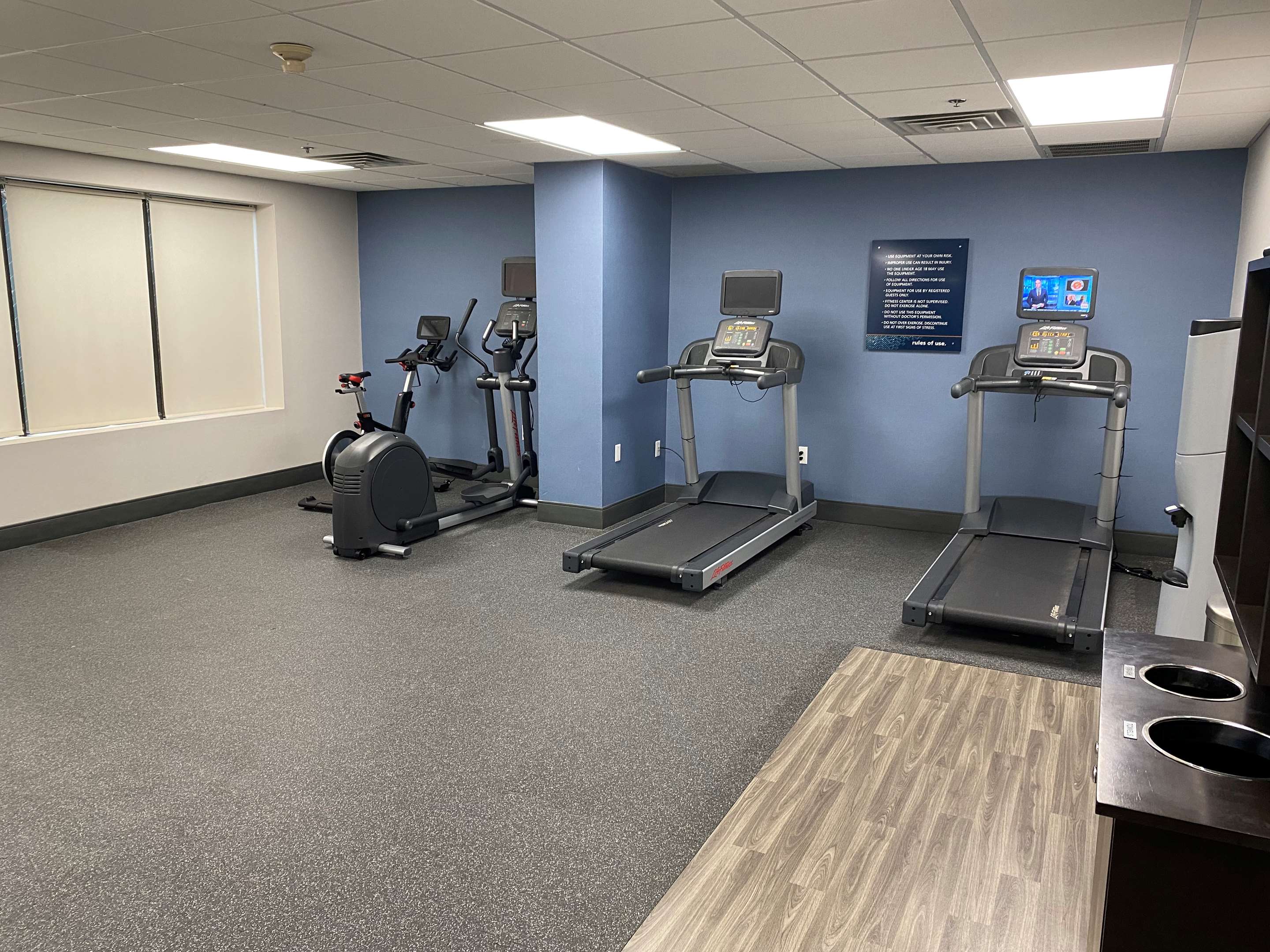 Health club fitness center gym